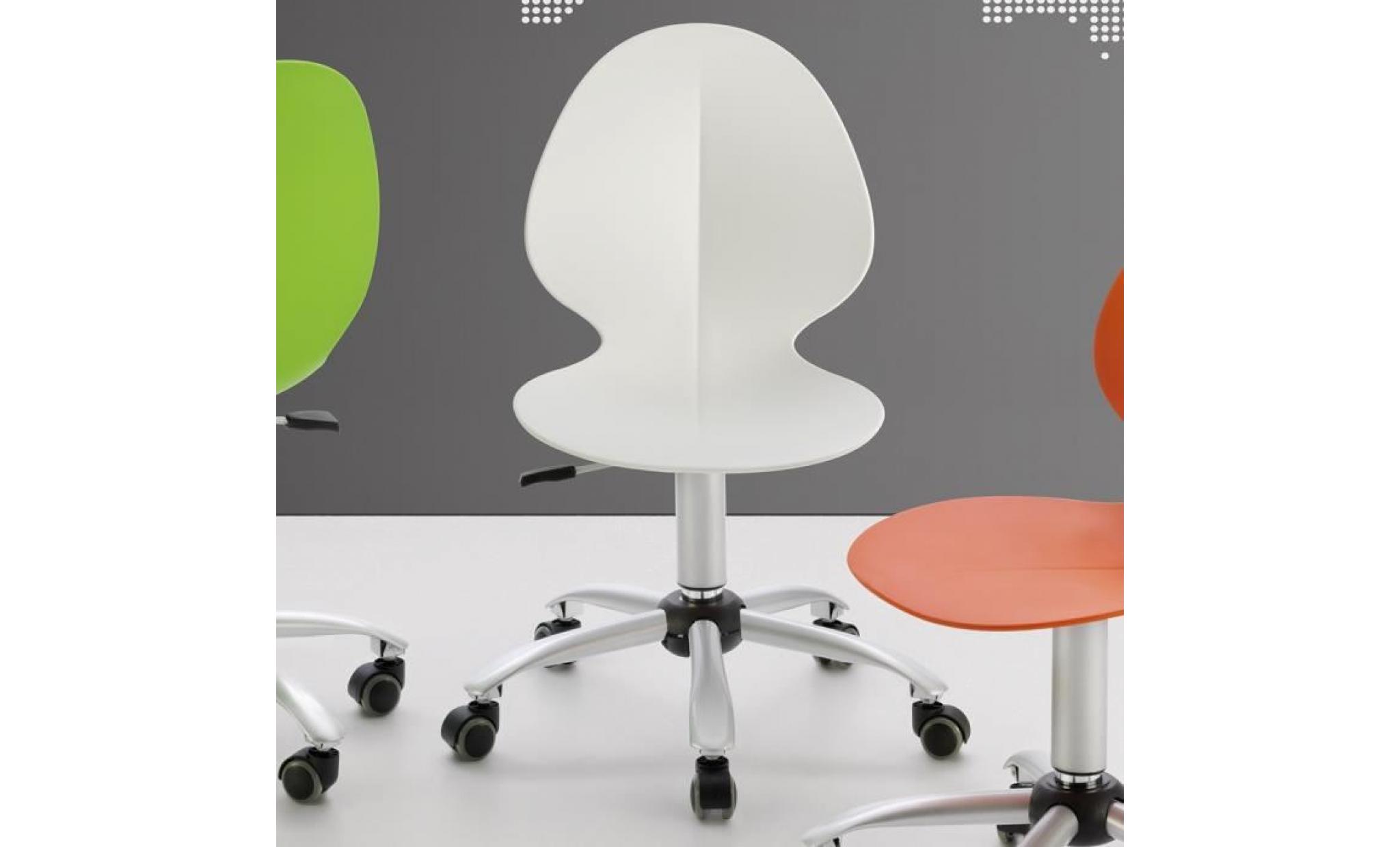 chaise de bureau colorée sillo zendart selection blanc