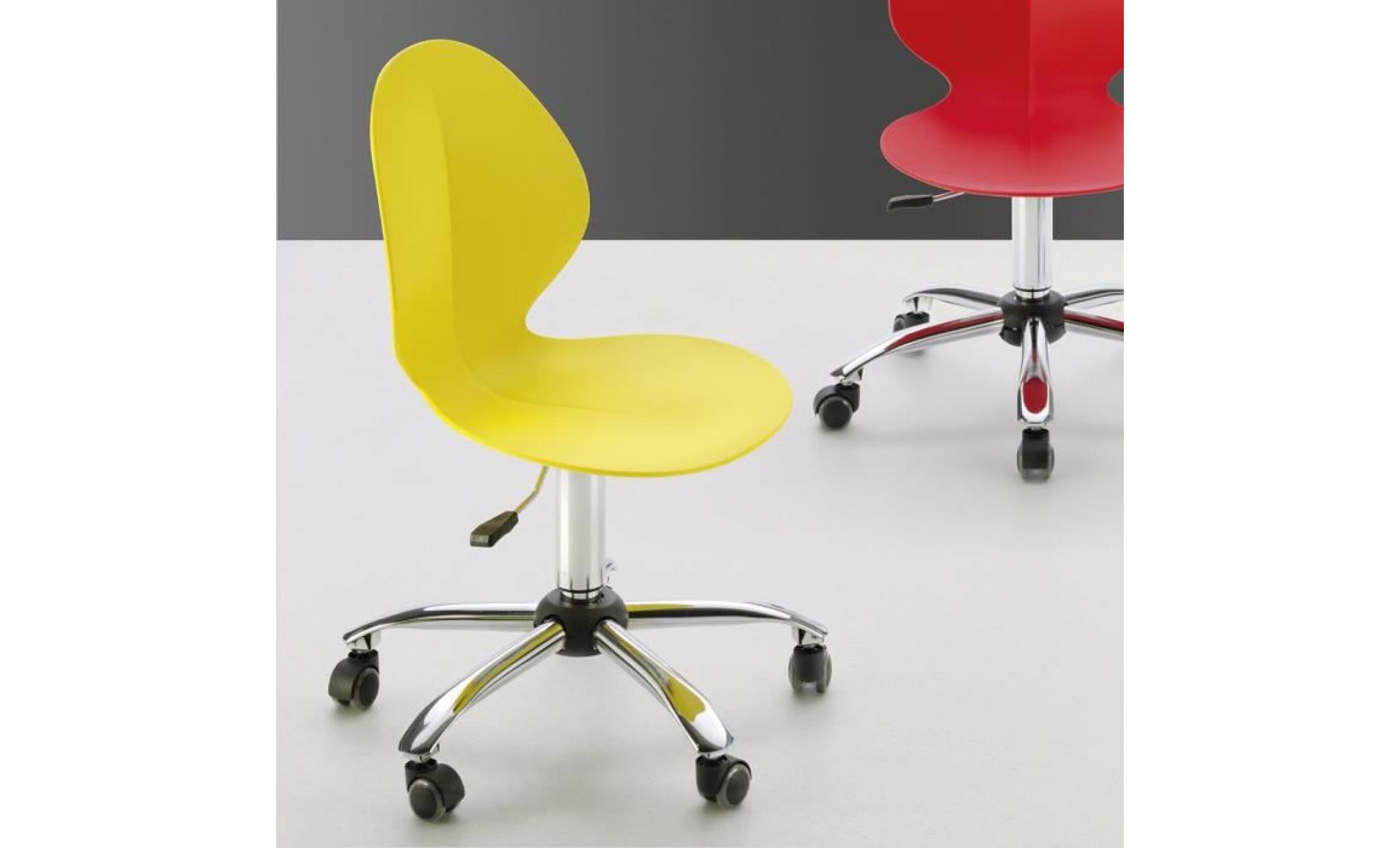 chaise de bureau colorée sillo zendart selection jaune pas cher