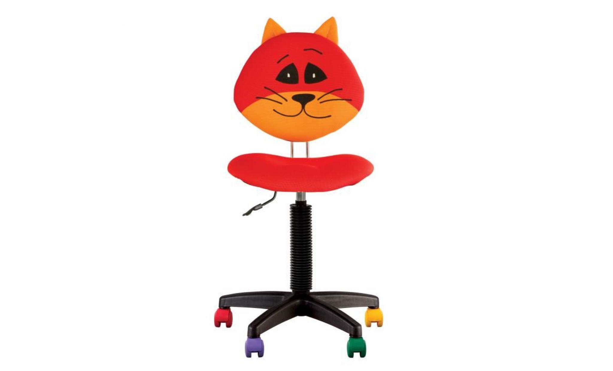 chaise de bureau enfant  joy cat rouge