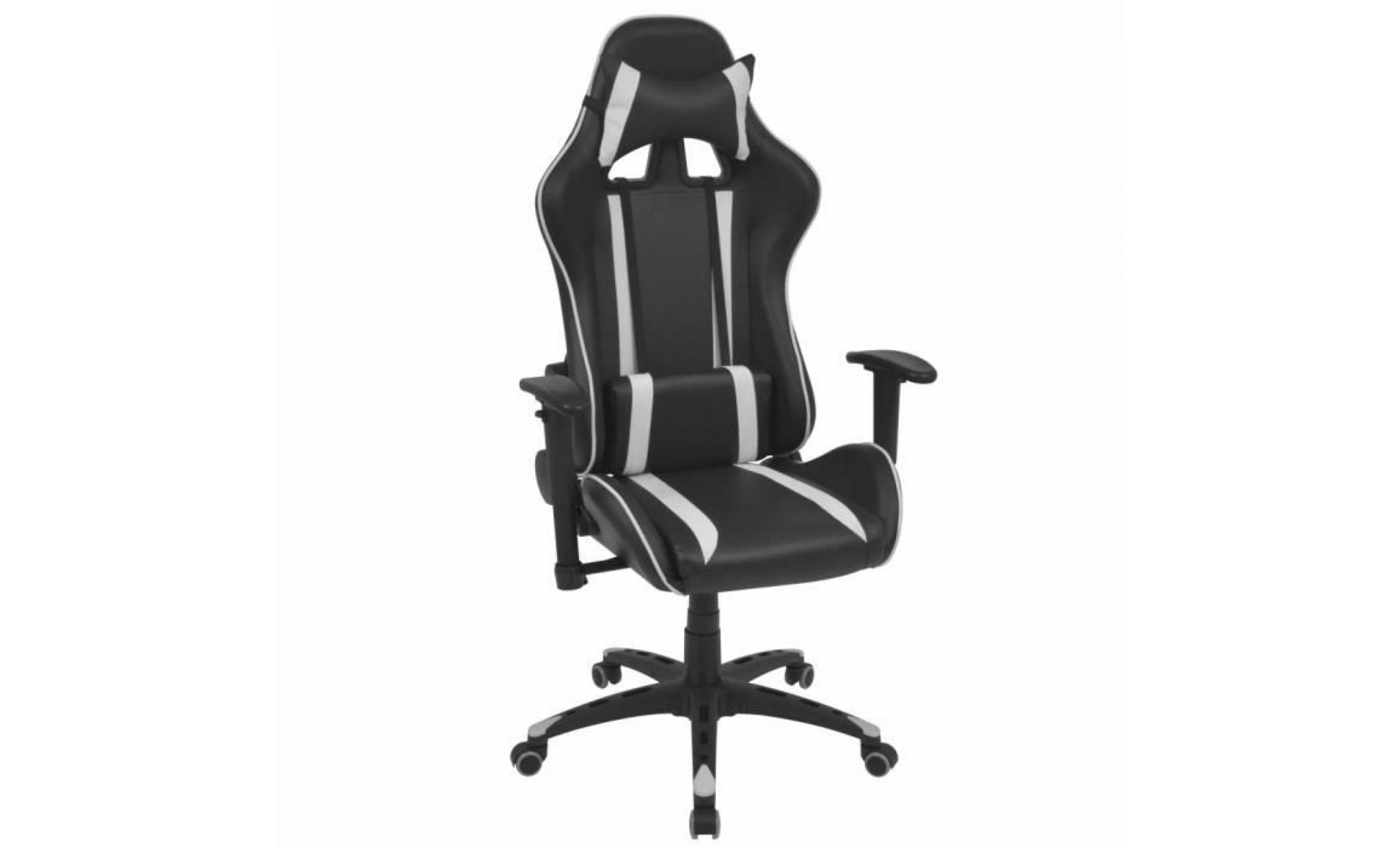chaise de bureau, fauteuil de bureau 70 x 71 x (126 136) cm siège de bureau pivotante sur roulette chaise d‘ordinateur hauteur
