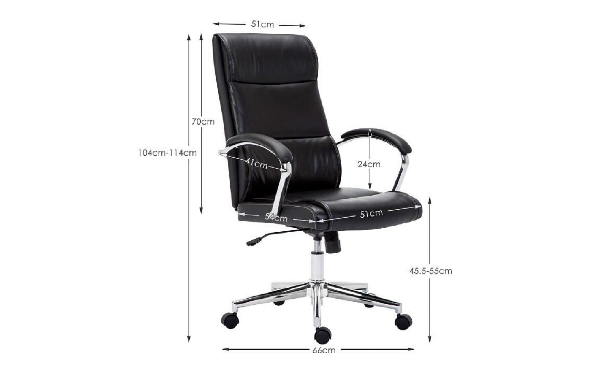 chaise de bureau   fauteuil haut dossier   hauteur réglable pu siège de bureau   intimate wm heart pas cher
