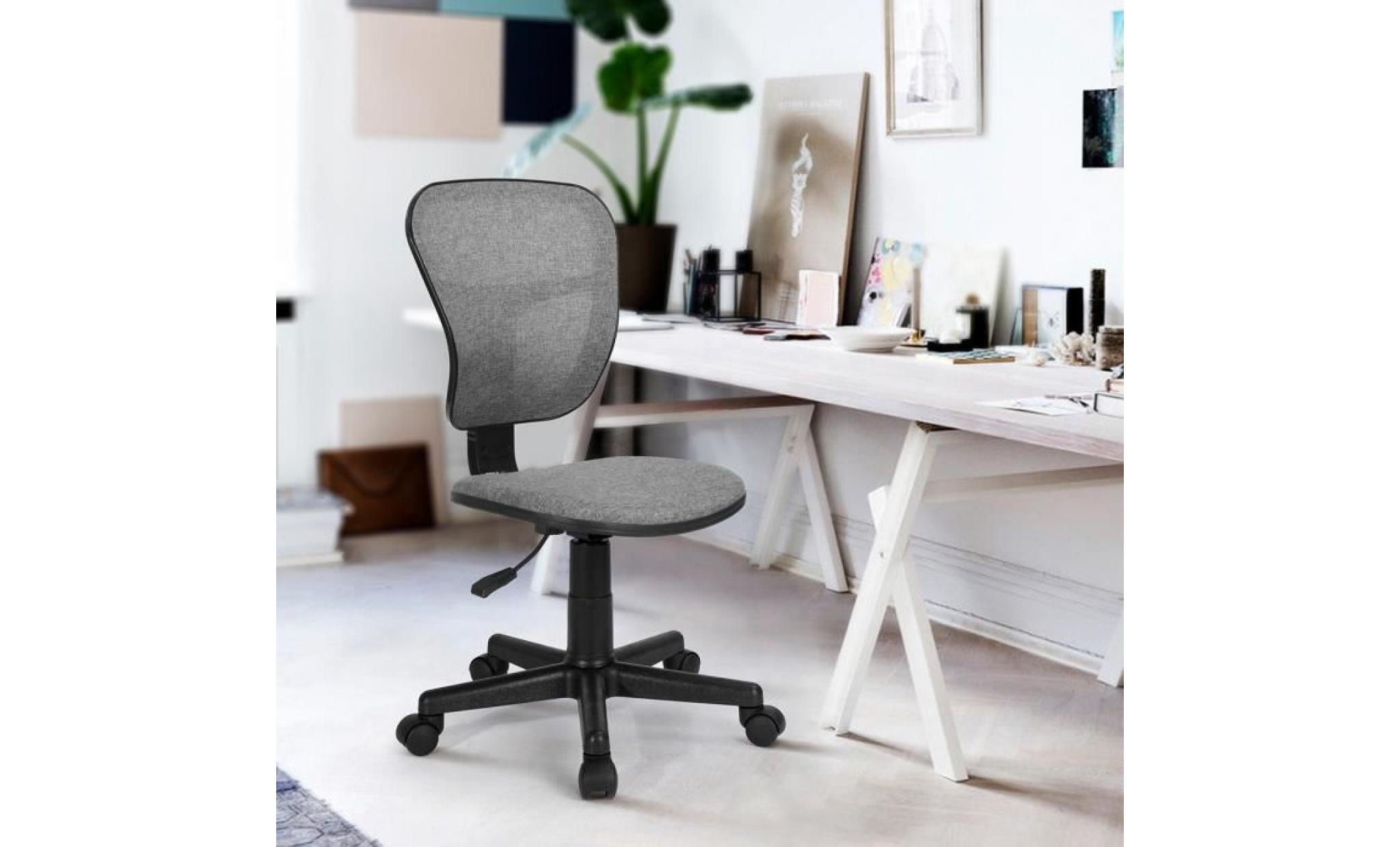 chaise de bureau flying fabric autres gris, noir pas cher