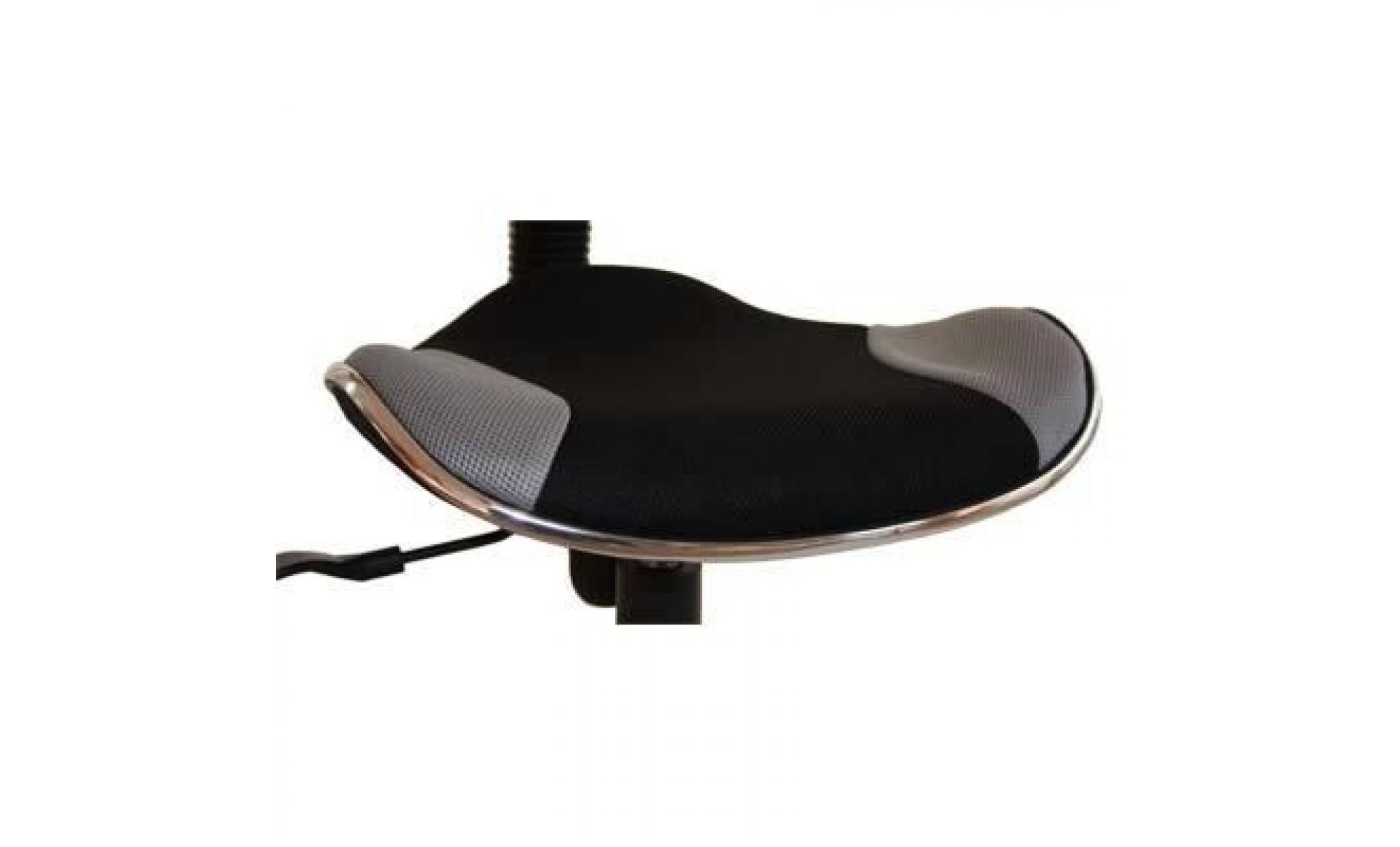 chaise de bureau genua gris, forme ergonomique pas cher