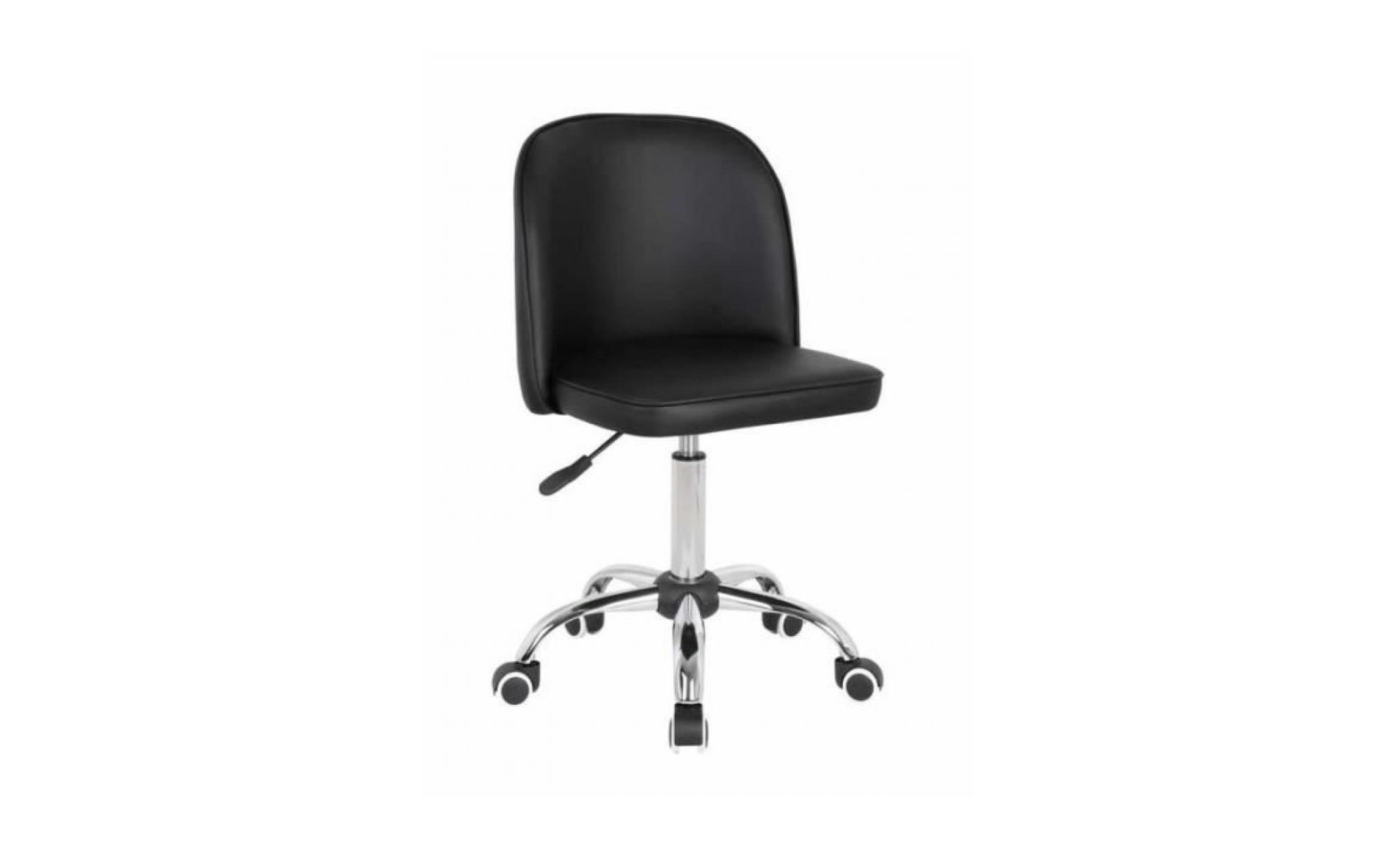 chaise de bureau glendive noir: 56