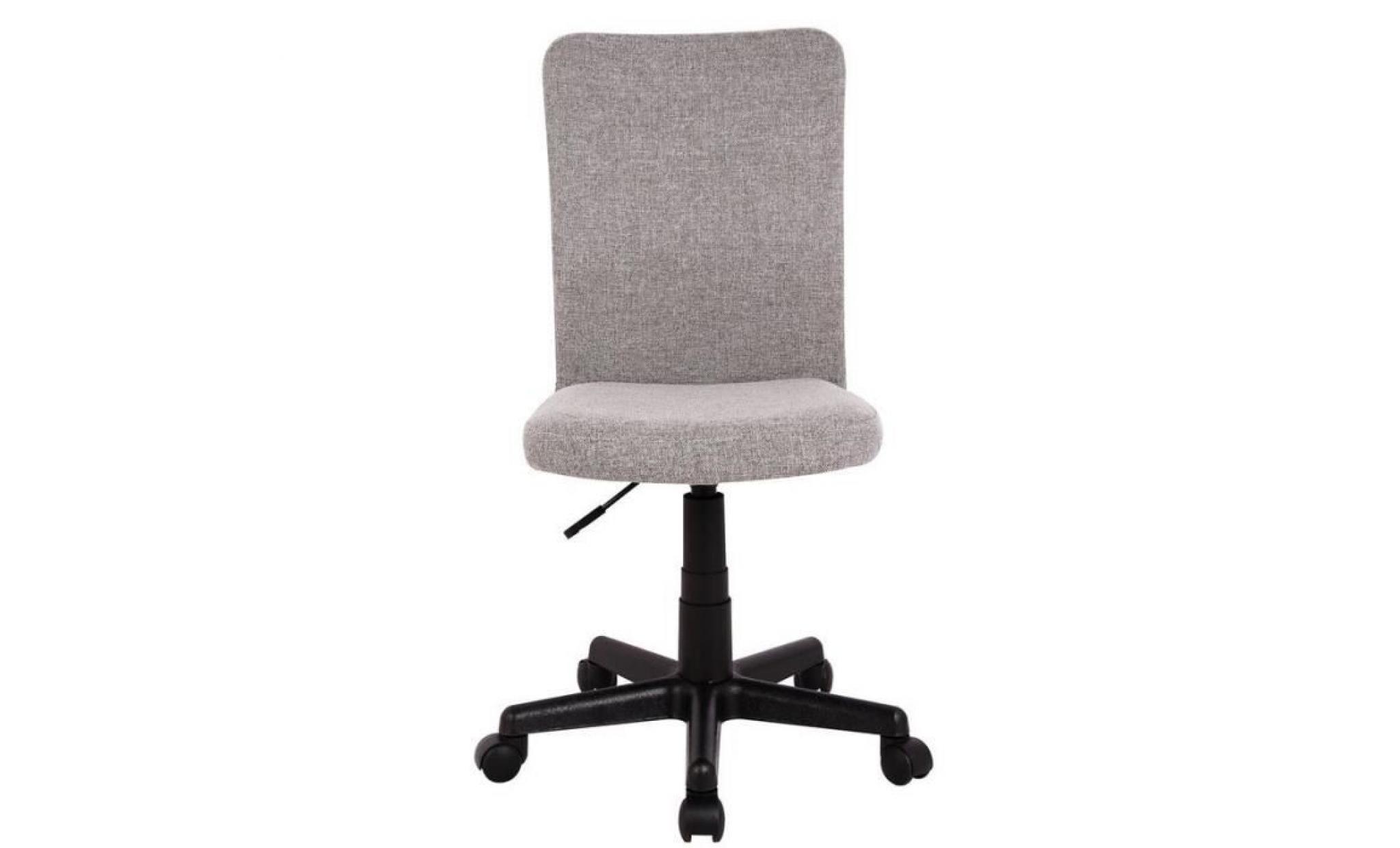 chaise de bureau grise   myco01717 pas cher