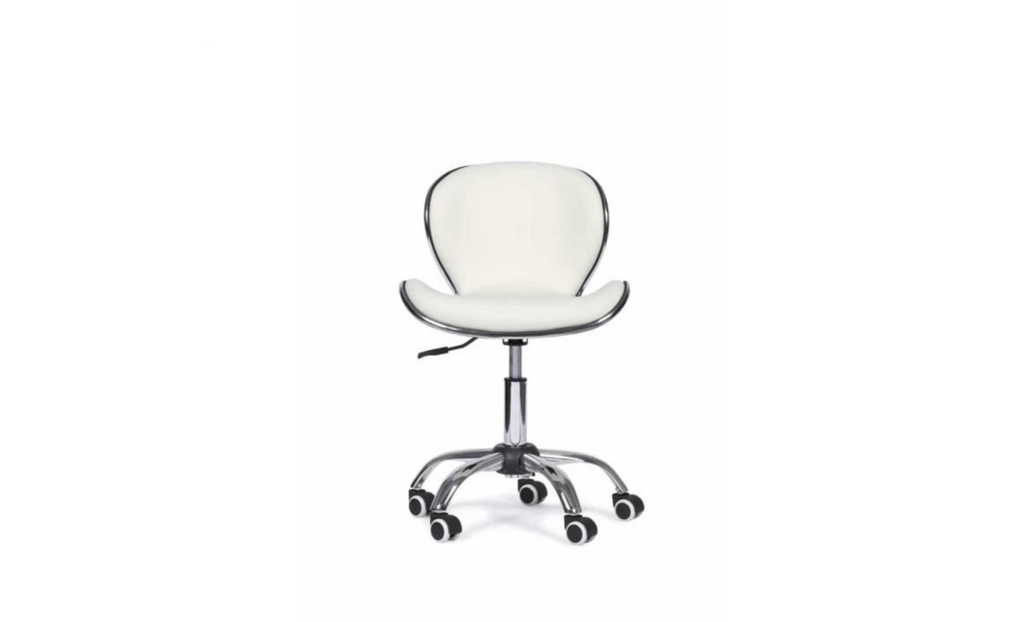 chaise de bureau laurel blanc