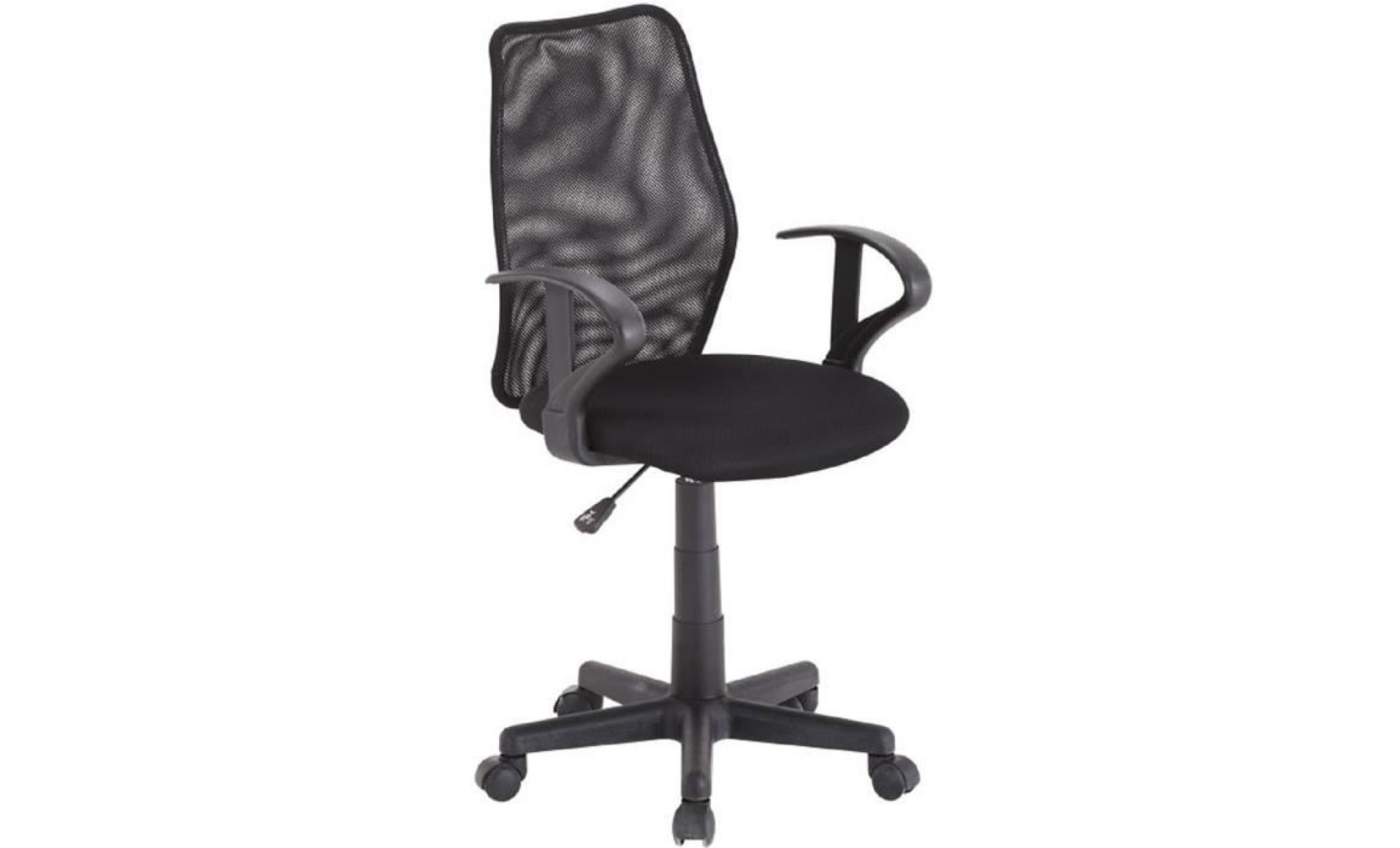 chaise de bureau marsala noir