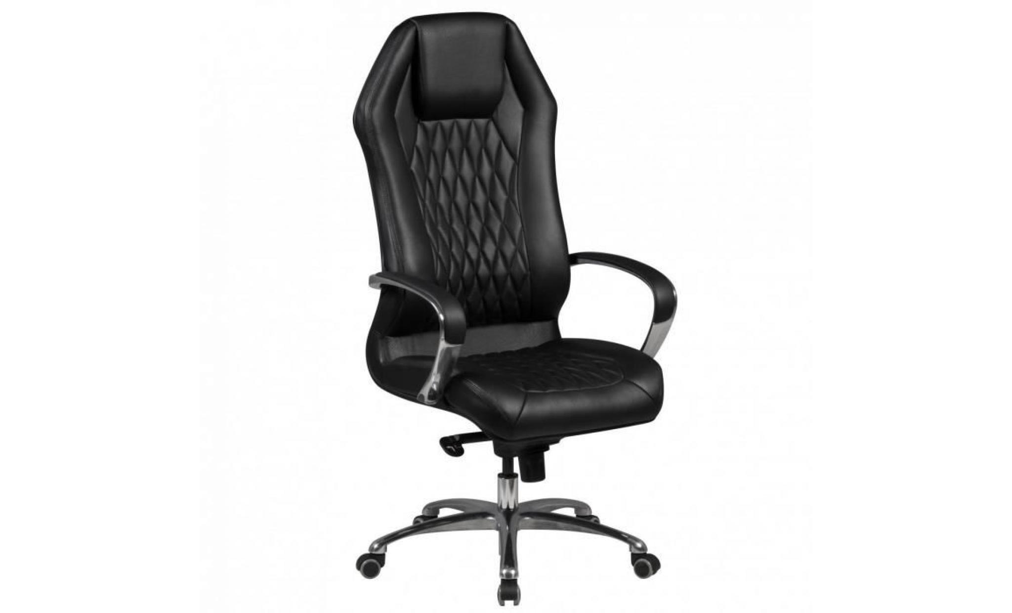 chaise de bureau monterey cuir chaise de bureau noir 120kg exécutif chaise arrière avec appui   tête x xl