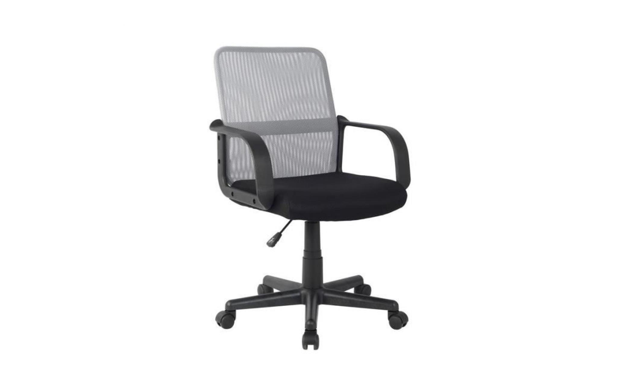 chaise de bureau noire/grise   myco00510