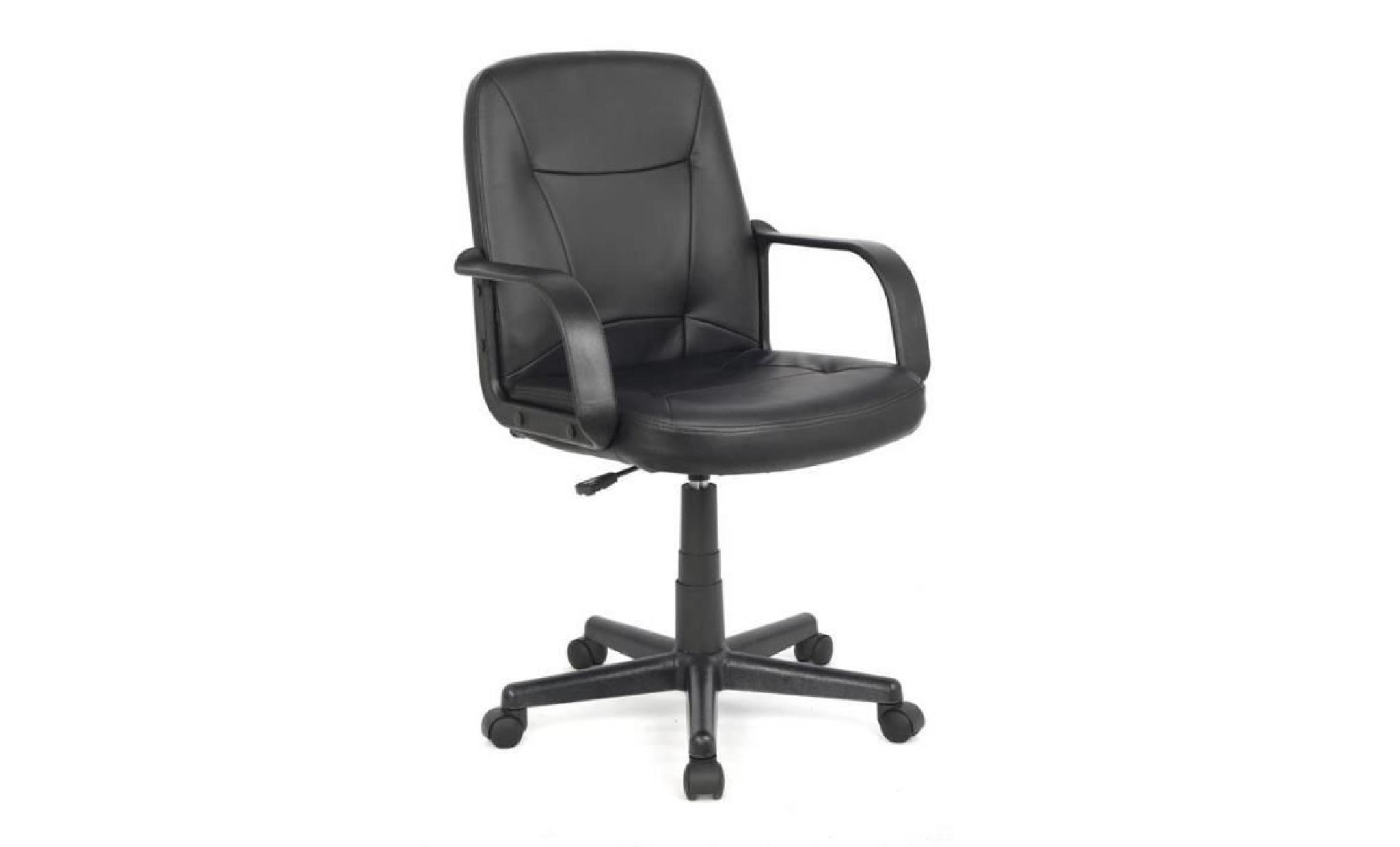 chaise de bureau noire   myco00553