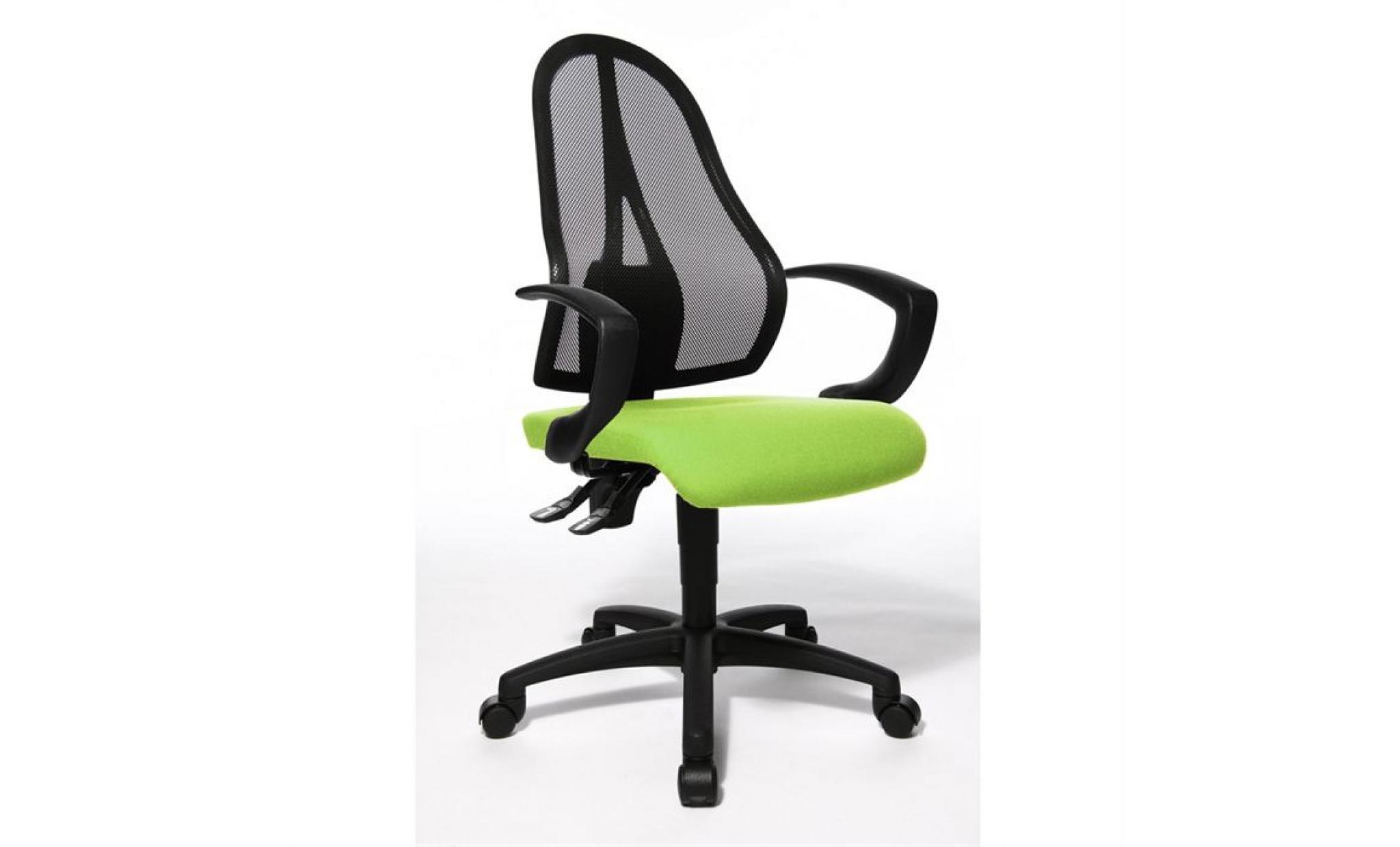 chaise de bureau open point vert pomme
