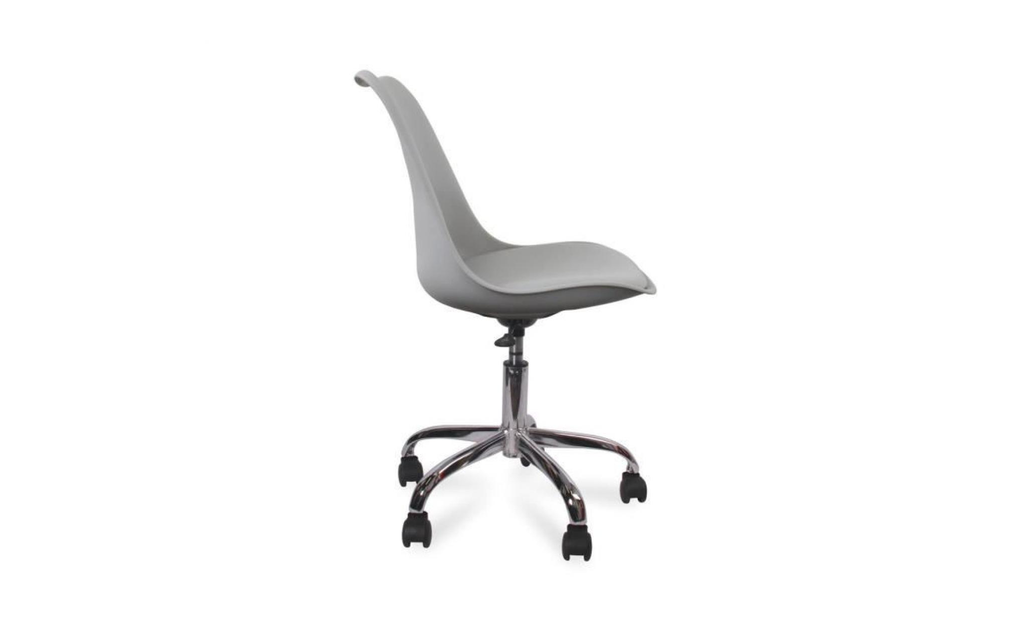 chaise de bureau ormond office couleur gris pas cher