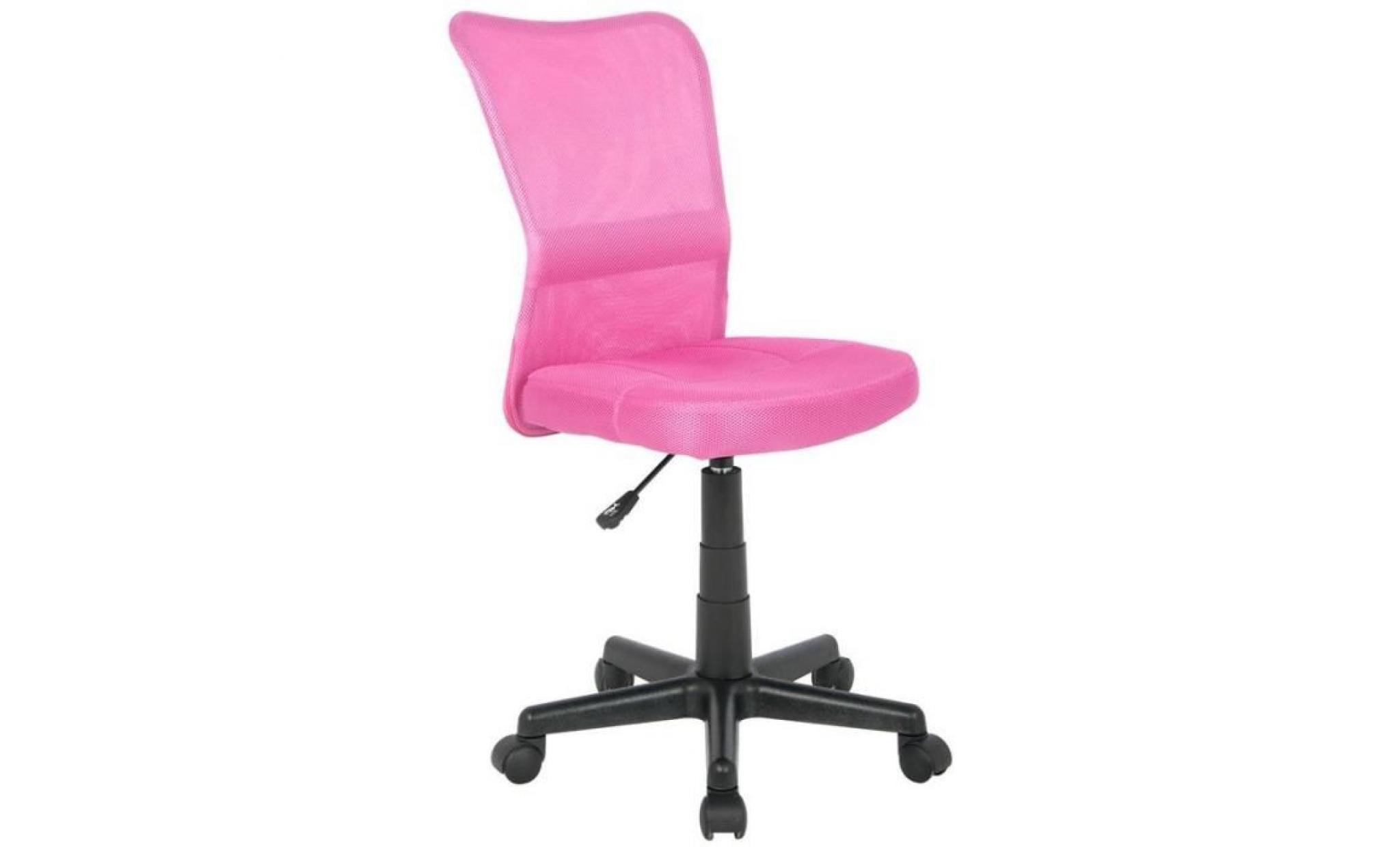 chaise de bureau rose   myco00535