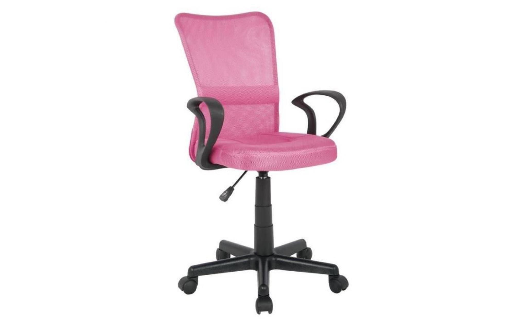 chaise de bureau rose   myco00536