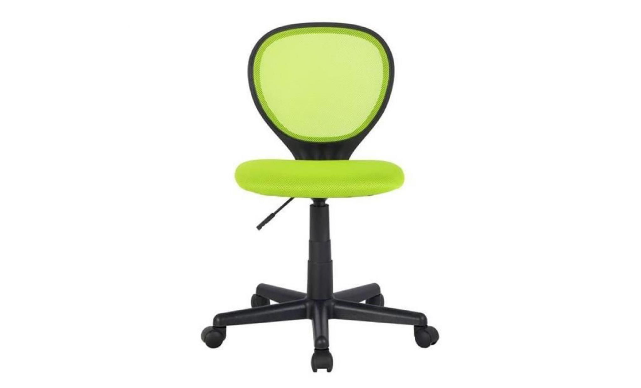 chaise de bureau verte   myco00545 pas cher