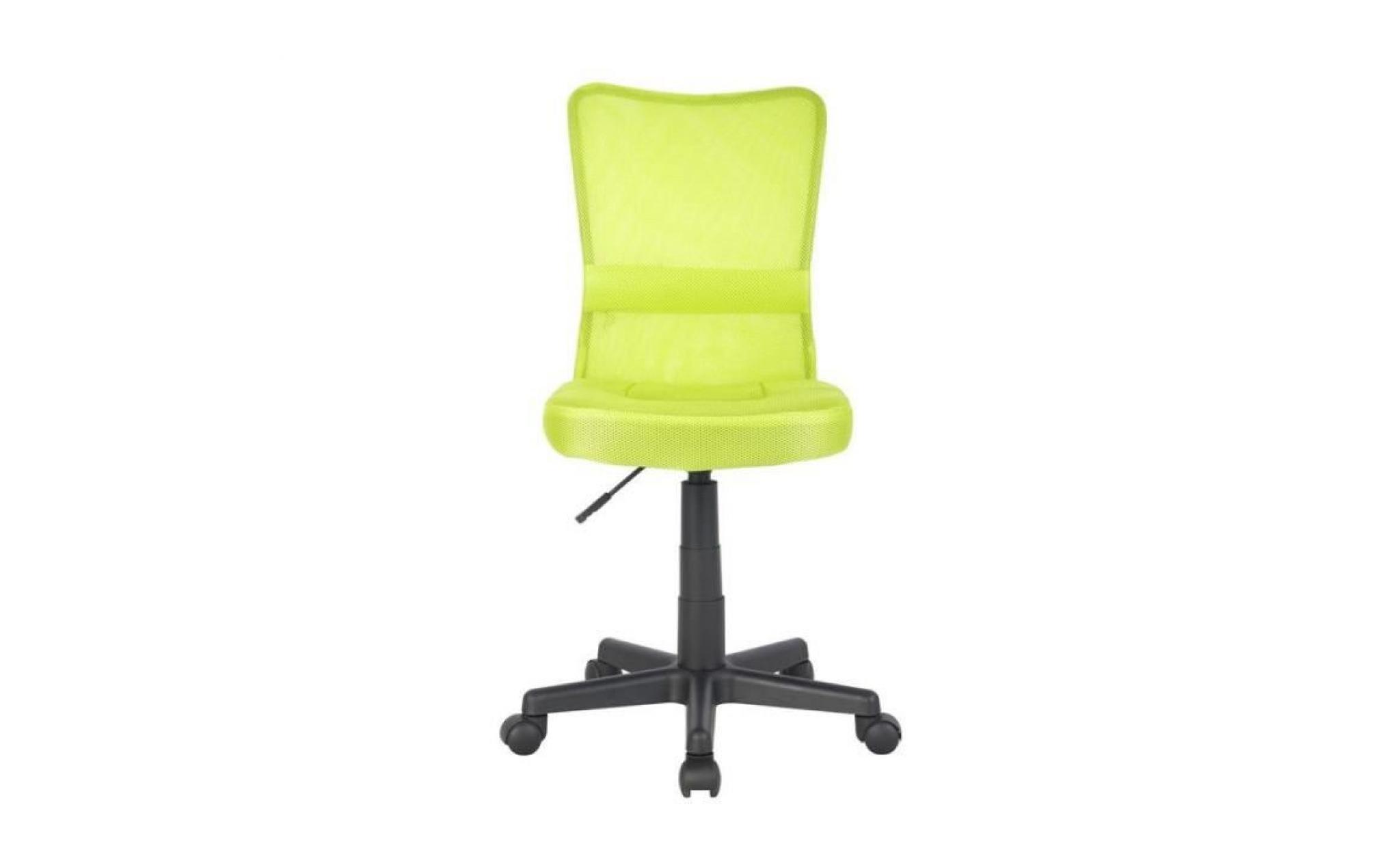 chaise de bureau verte   myco00546 pas cher