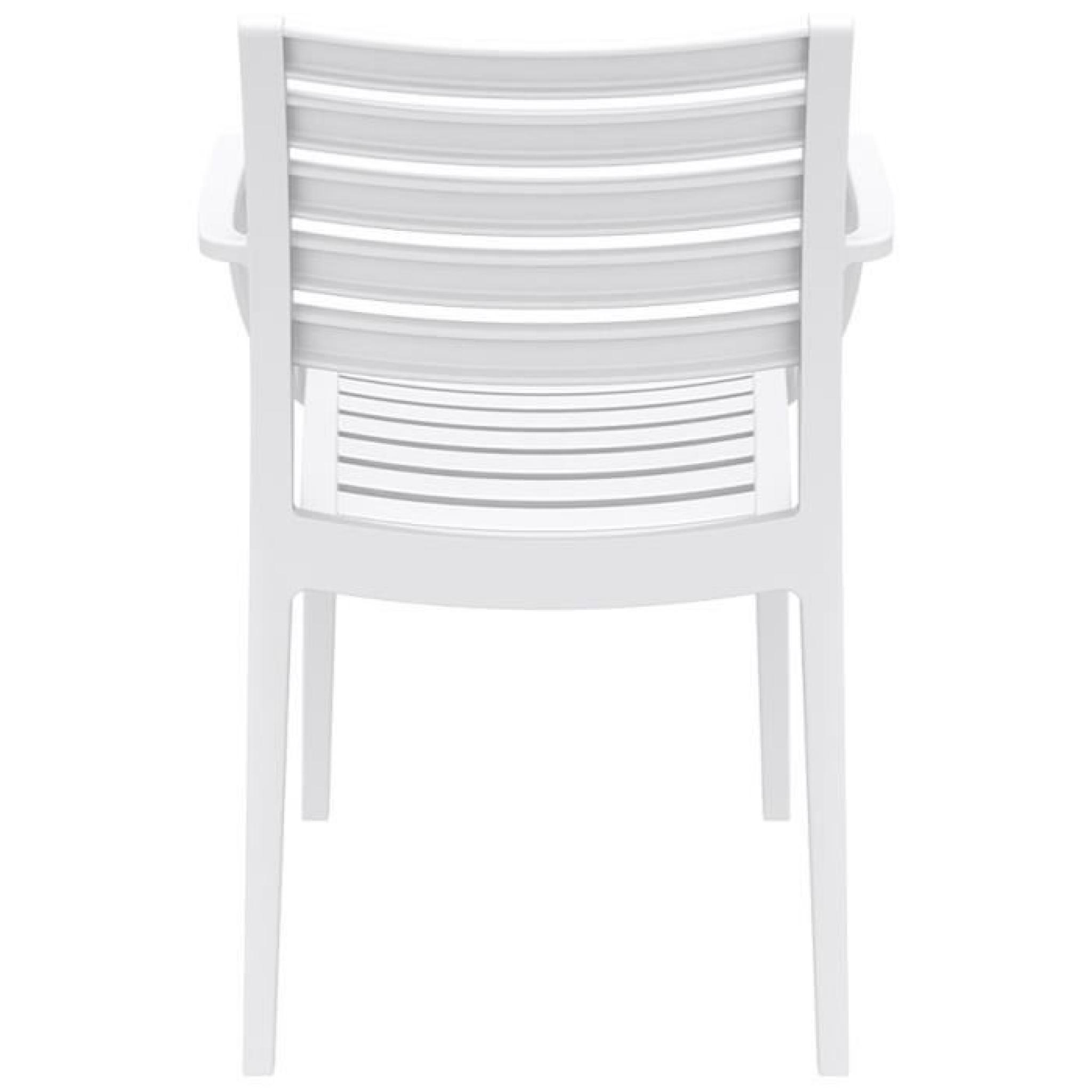 Chaise de terrasse 'ULTIMO' design blanche pas cher