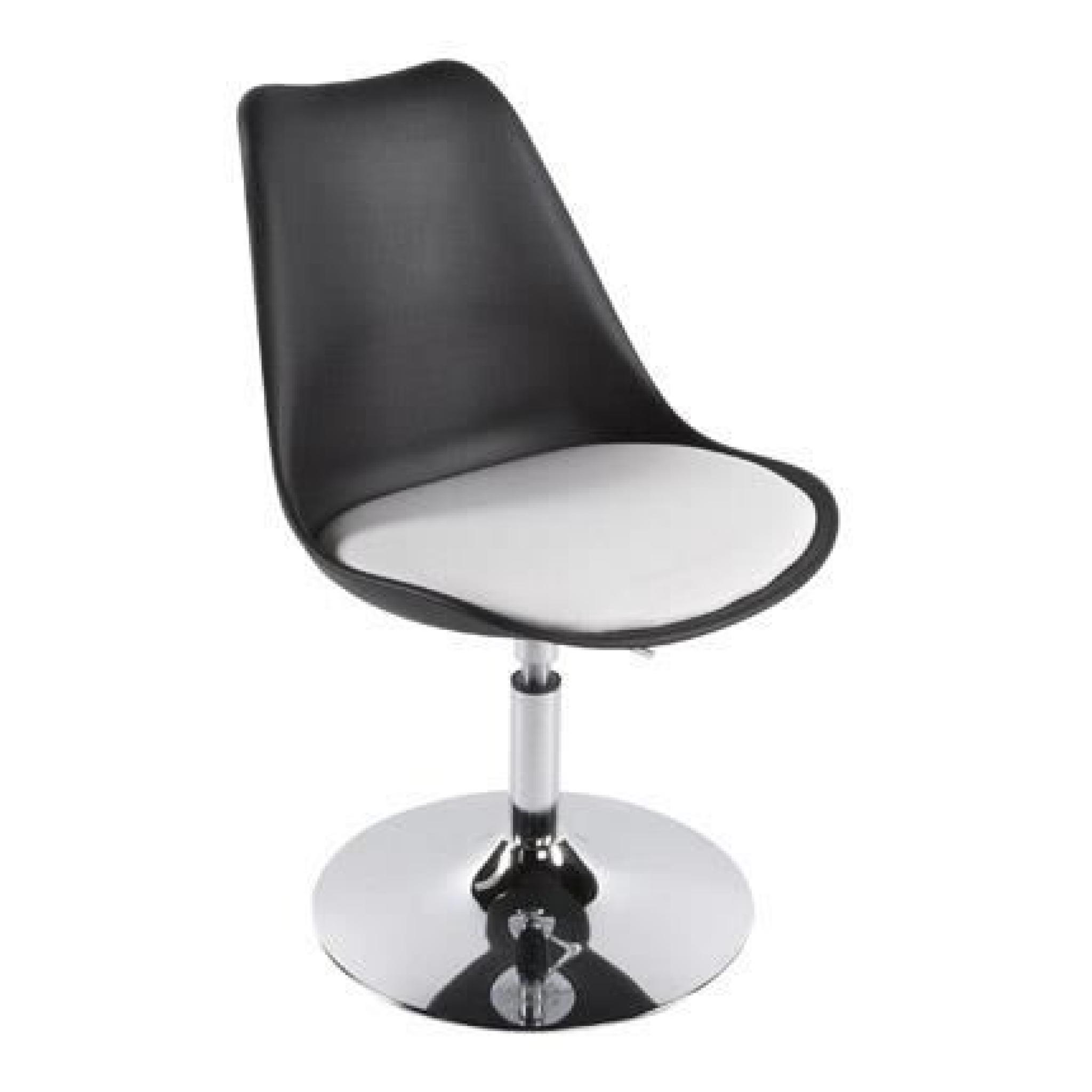 Chaise design 48x54x85cm VIC - blanc