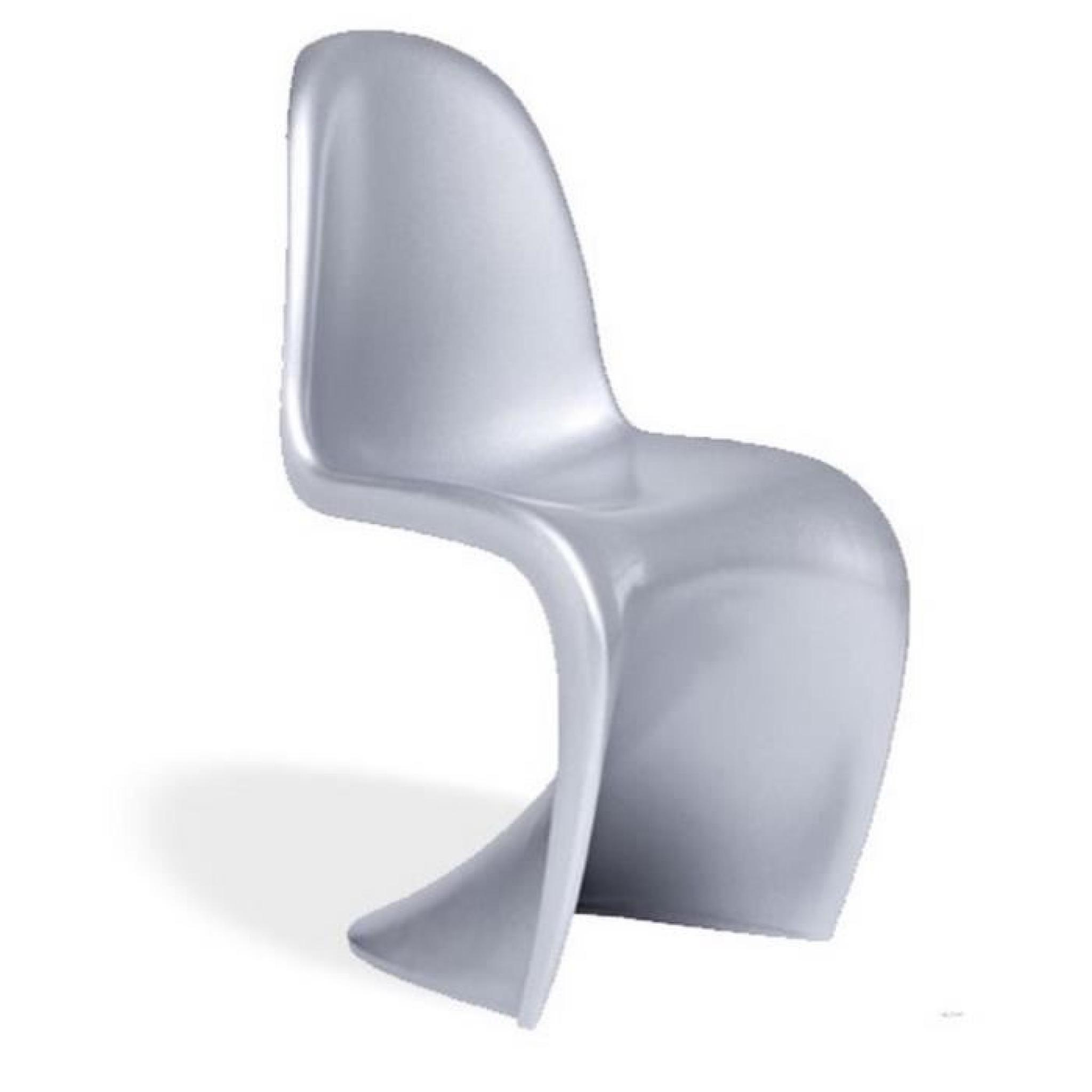 Chaise design argenté - Pantonne