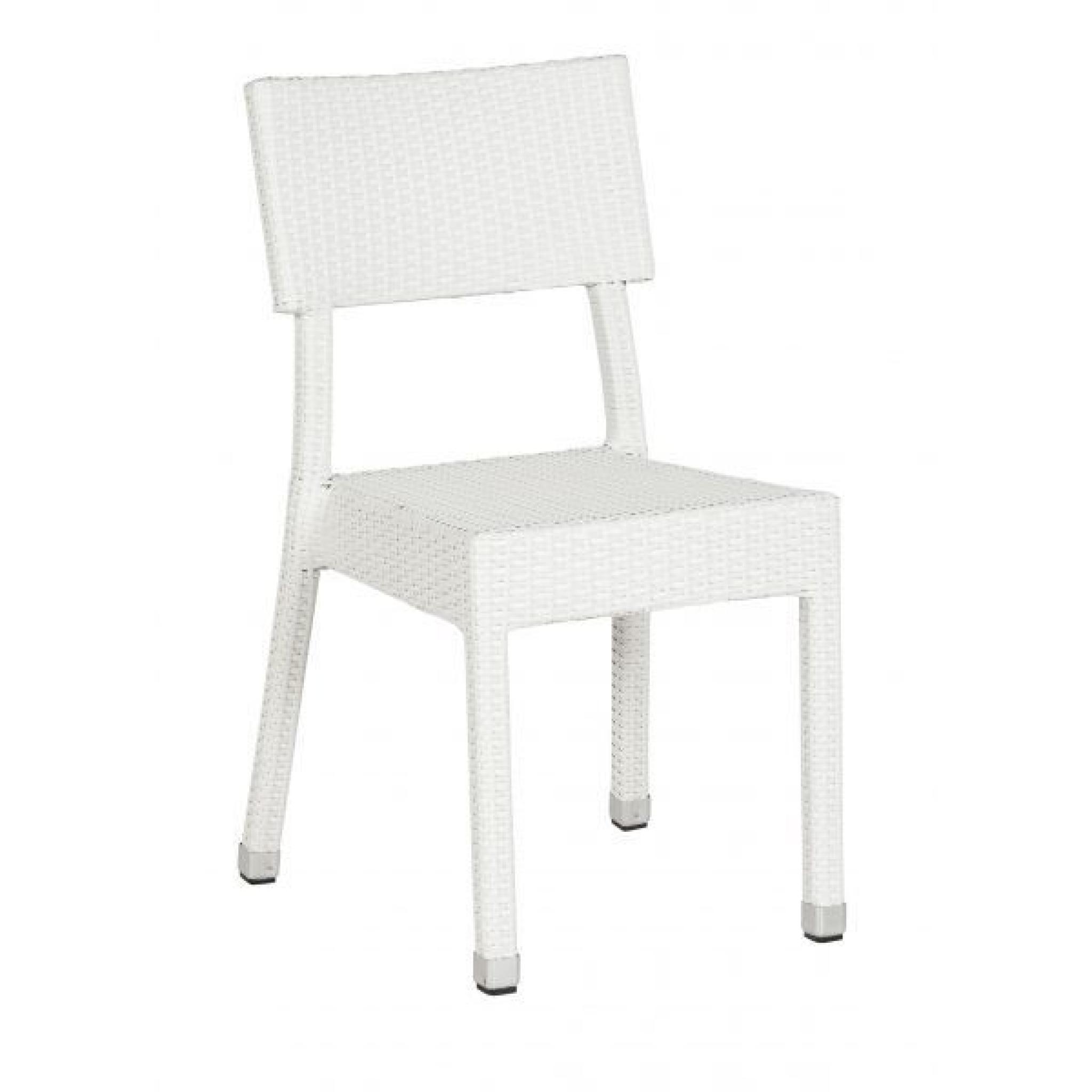 Chaise design Askari - Blanc Lot de 3