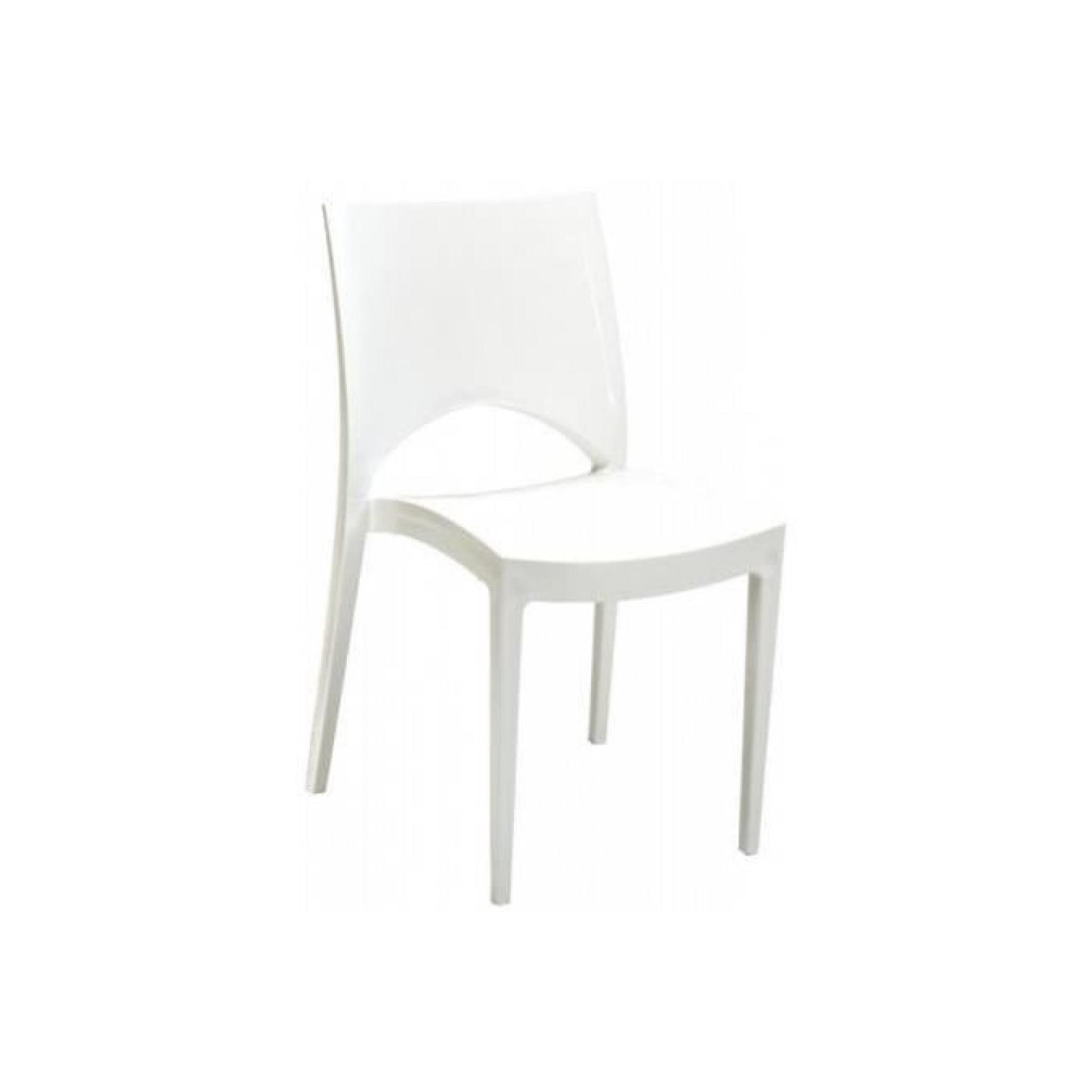 Chaise design blanche Venise