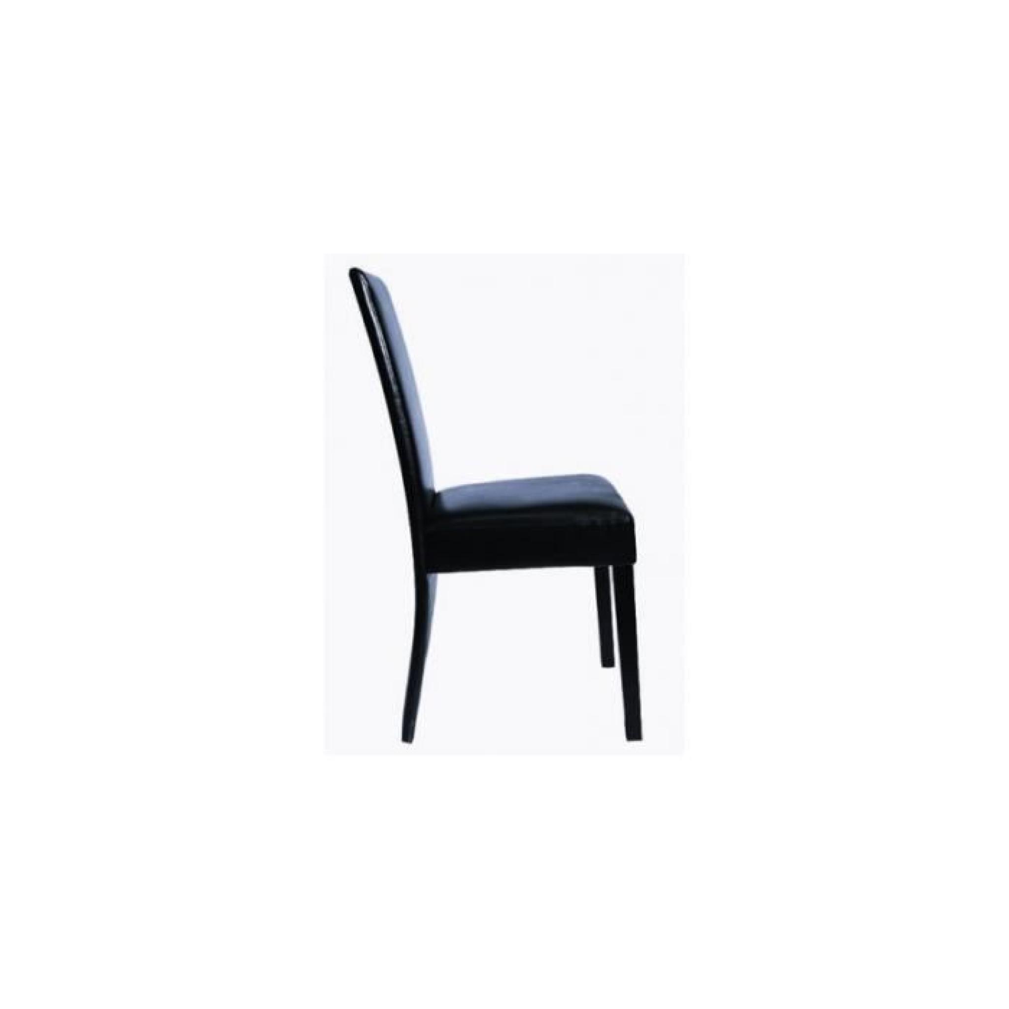 Chaise design bois marron (lot. pas cher