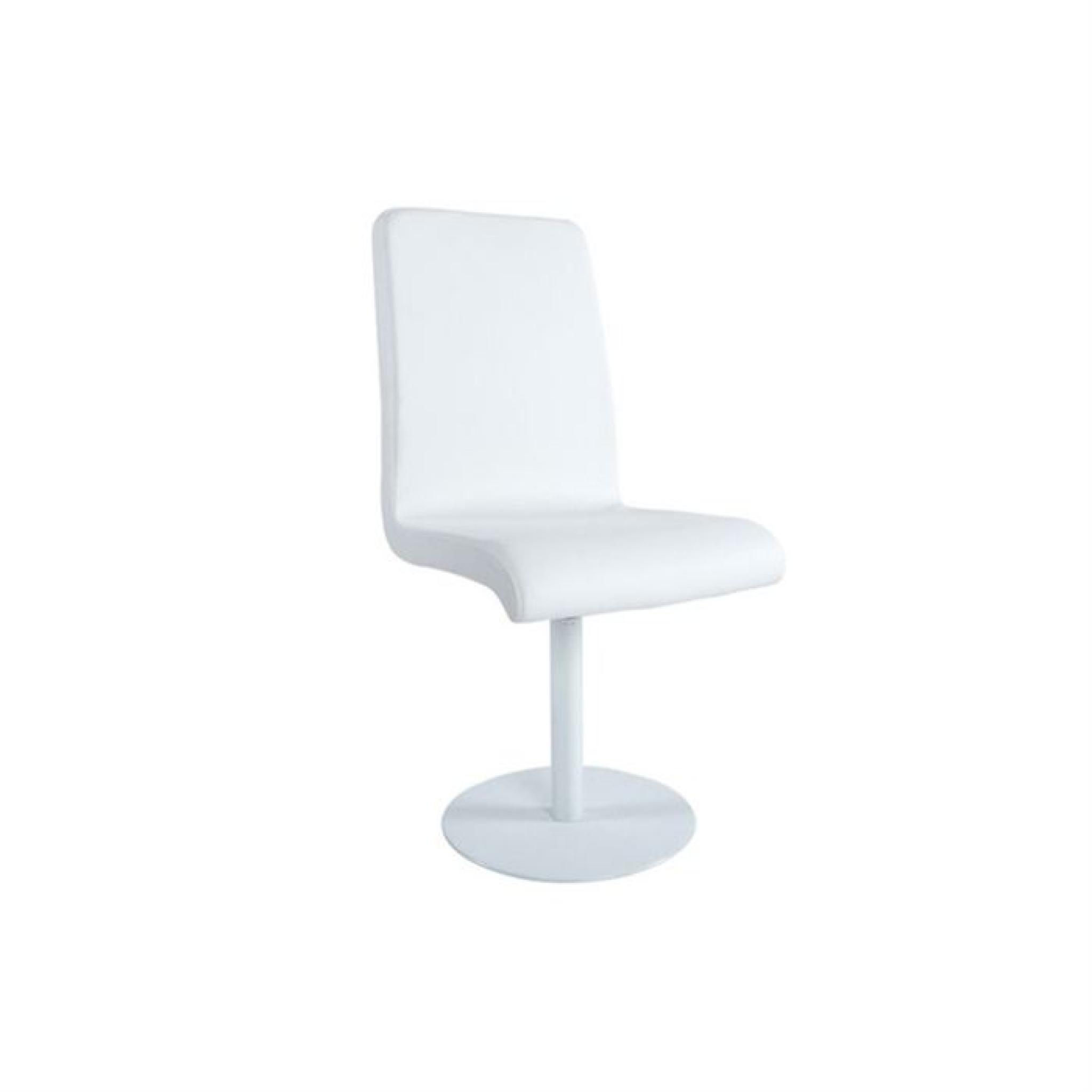 Chaise design Dallas blanc