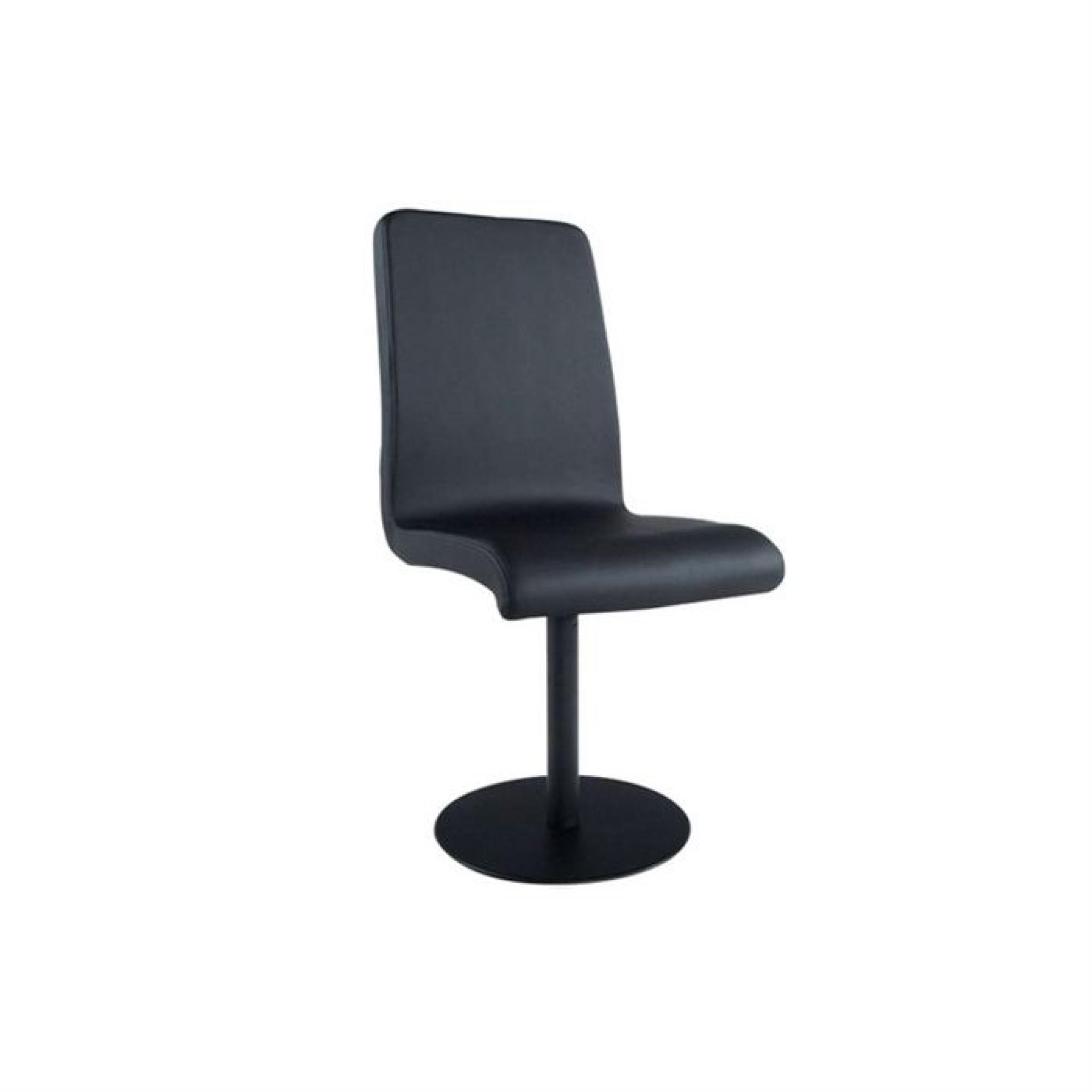 Chaise design Dallas noir