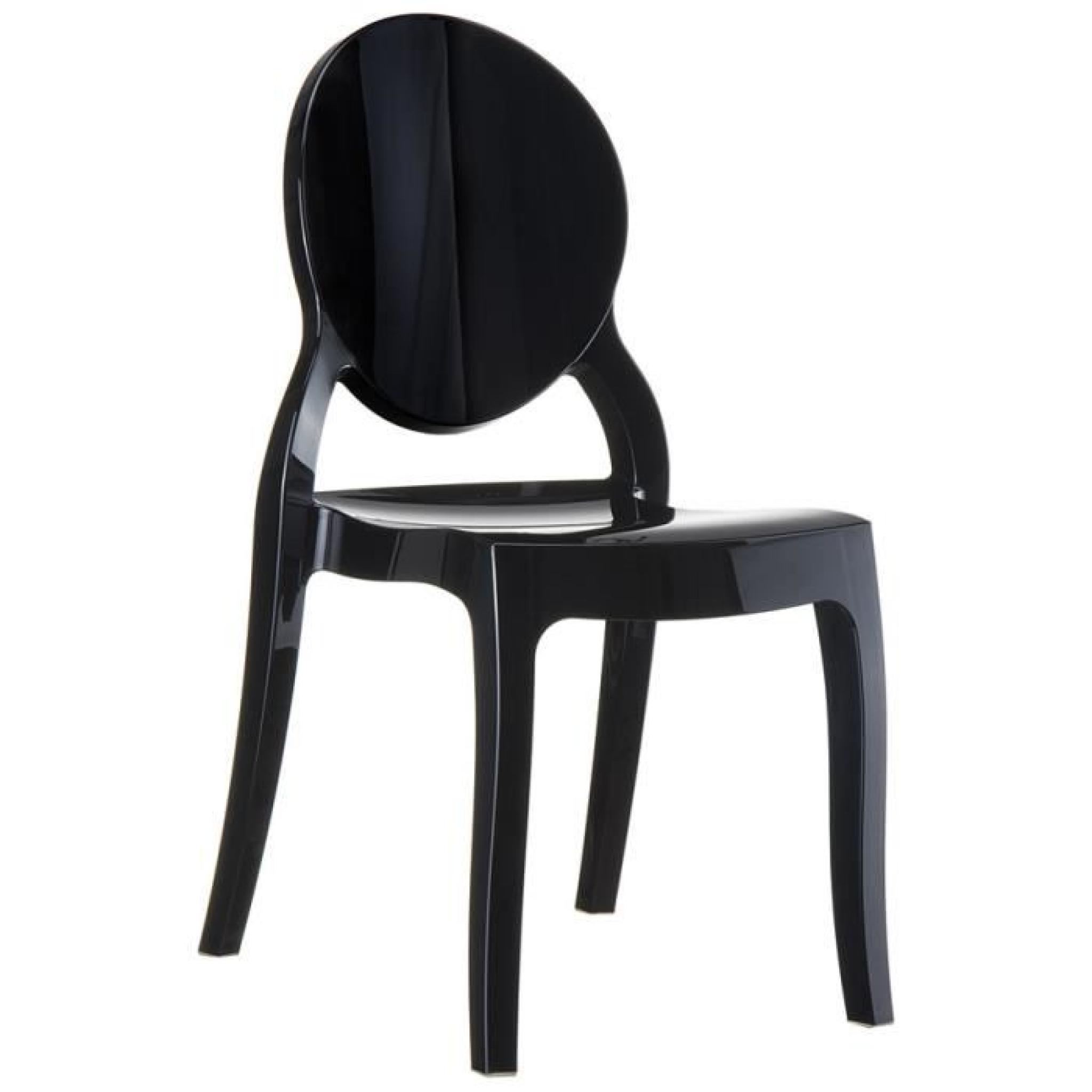 Chaise design 'ELIZA' noire