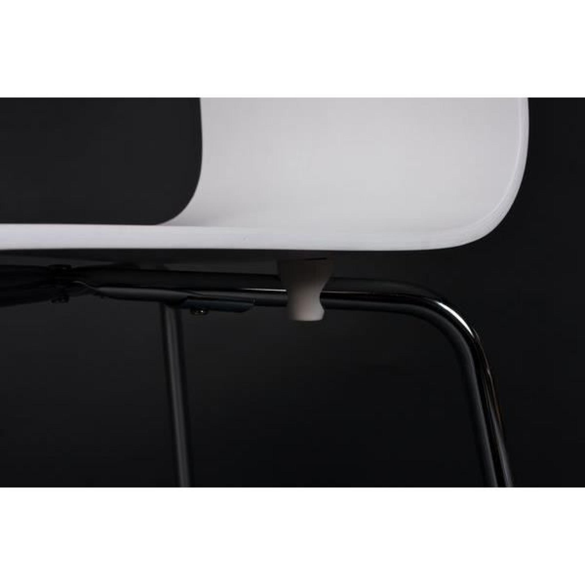 CLASSIC - Chaise de cuisine en bois peint blanc pas cher