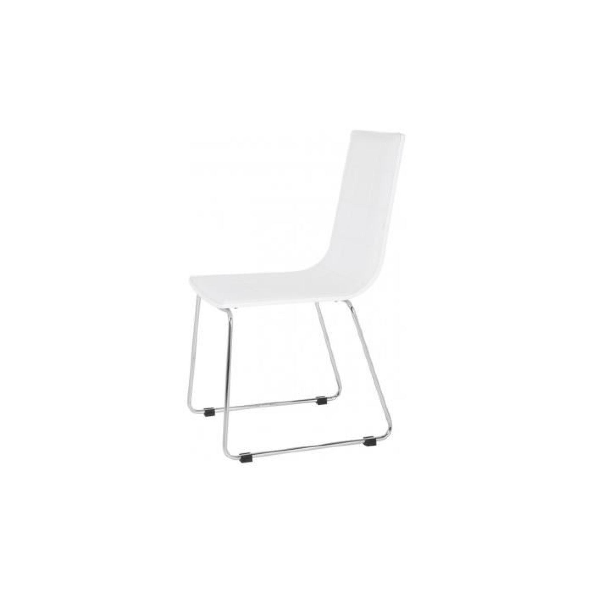 Chaise design Fidelity blanc 