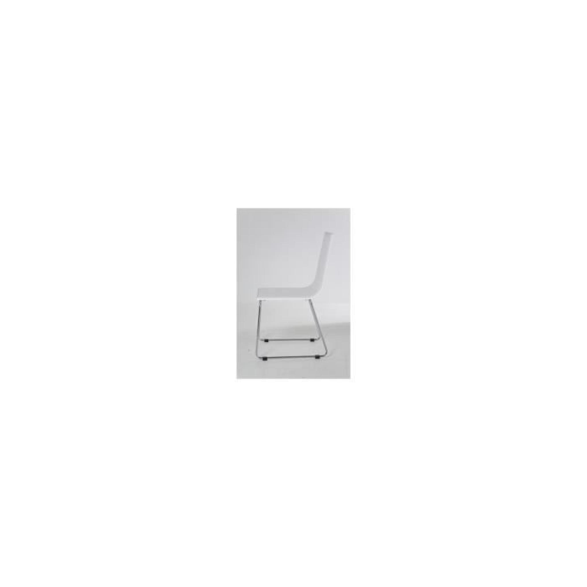 Chaise design Fidelity blanc  pas cher