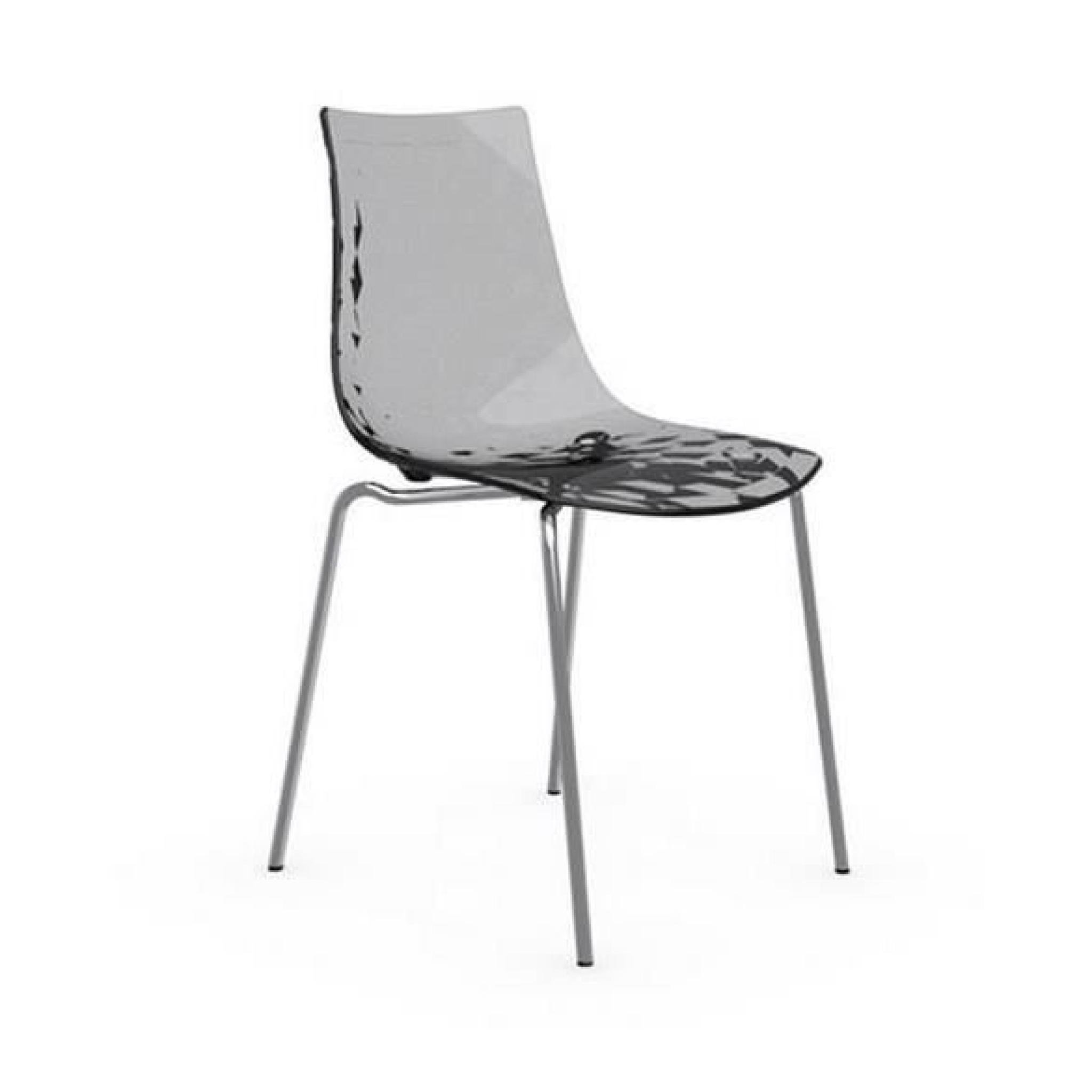 Chaise design ICE grise de CALLIGARIS  pas cher