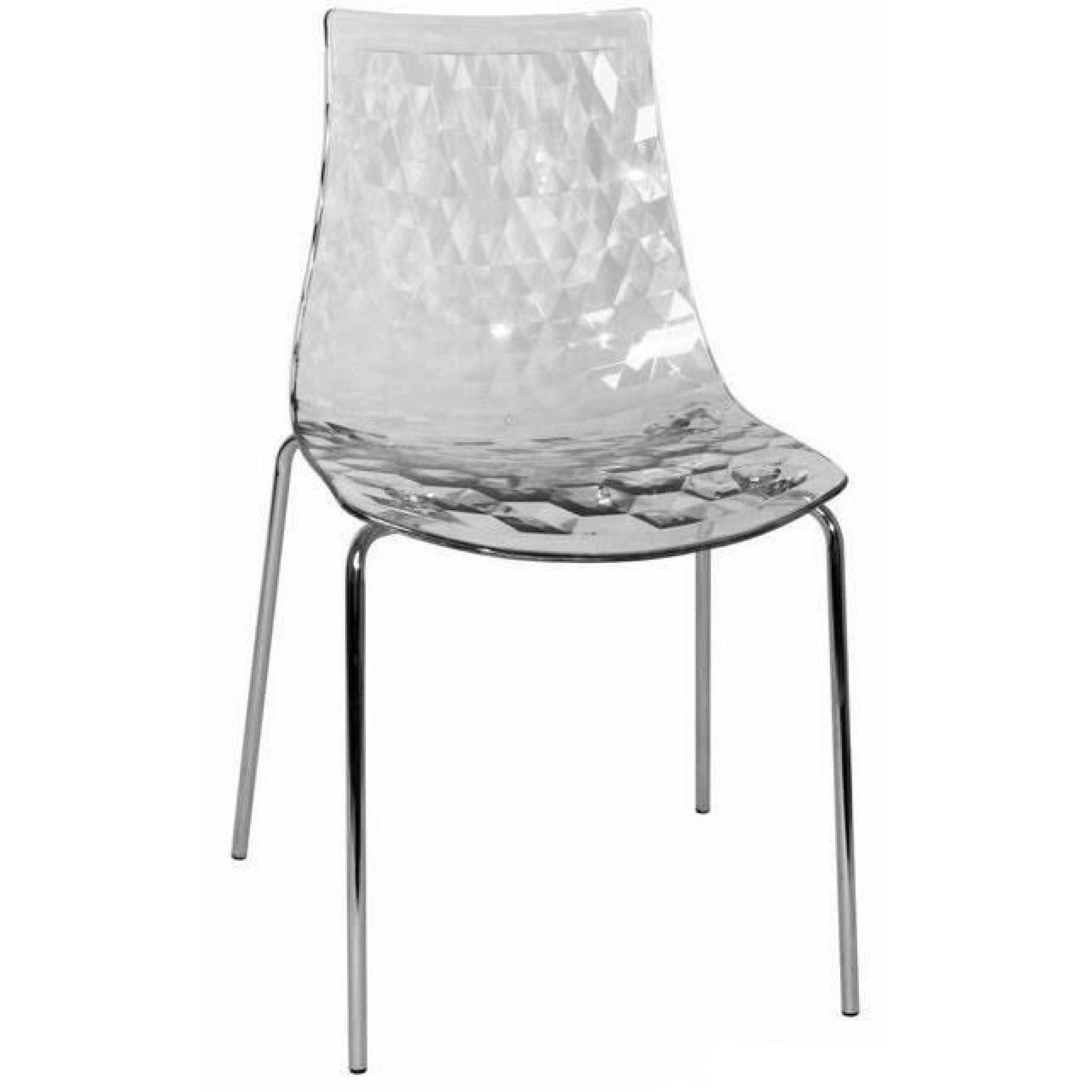 Chaise design ICE transparente de CALLIGARIS 