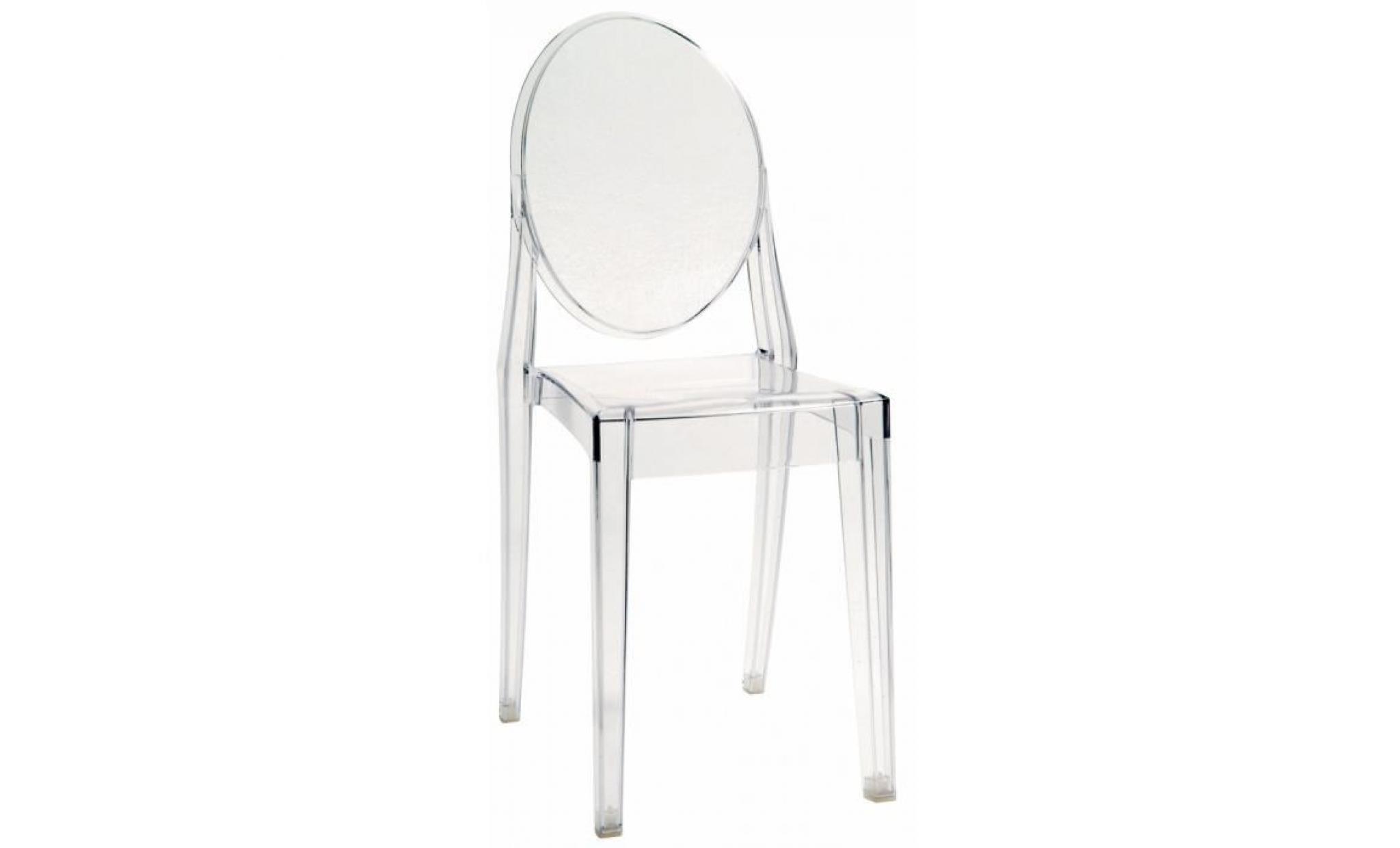chaise design inspiration victoria ghost transparente