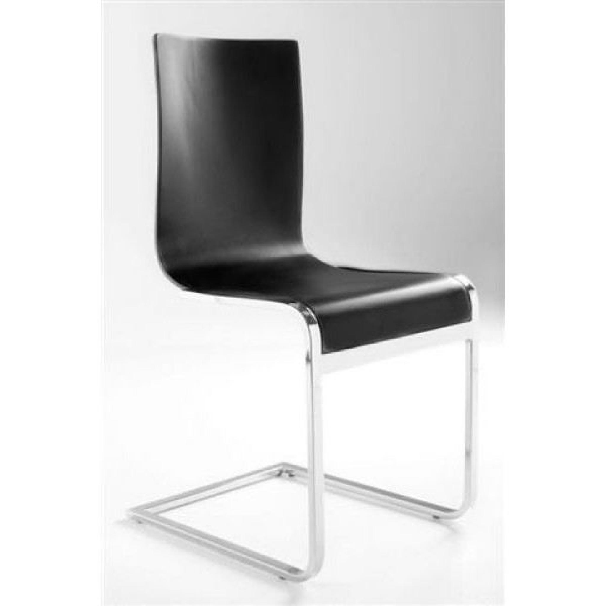 Chaise design Lawrence - Noir Lot de 2