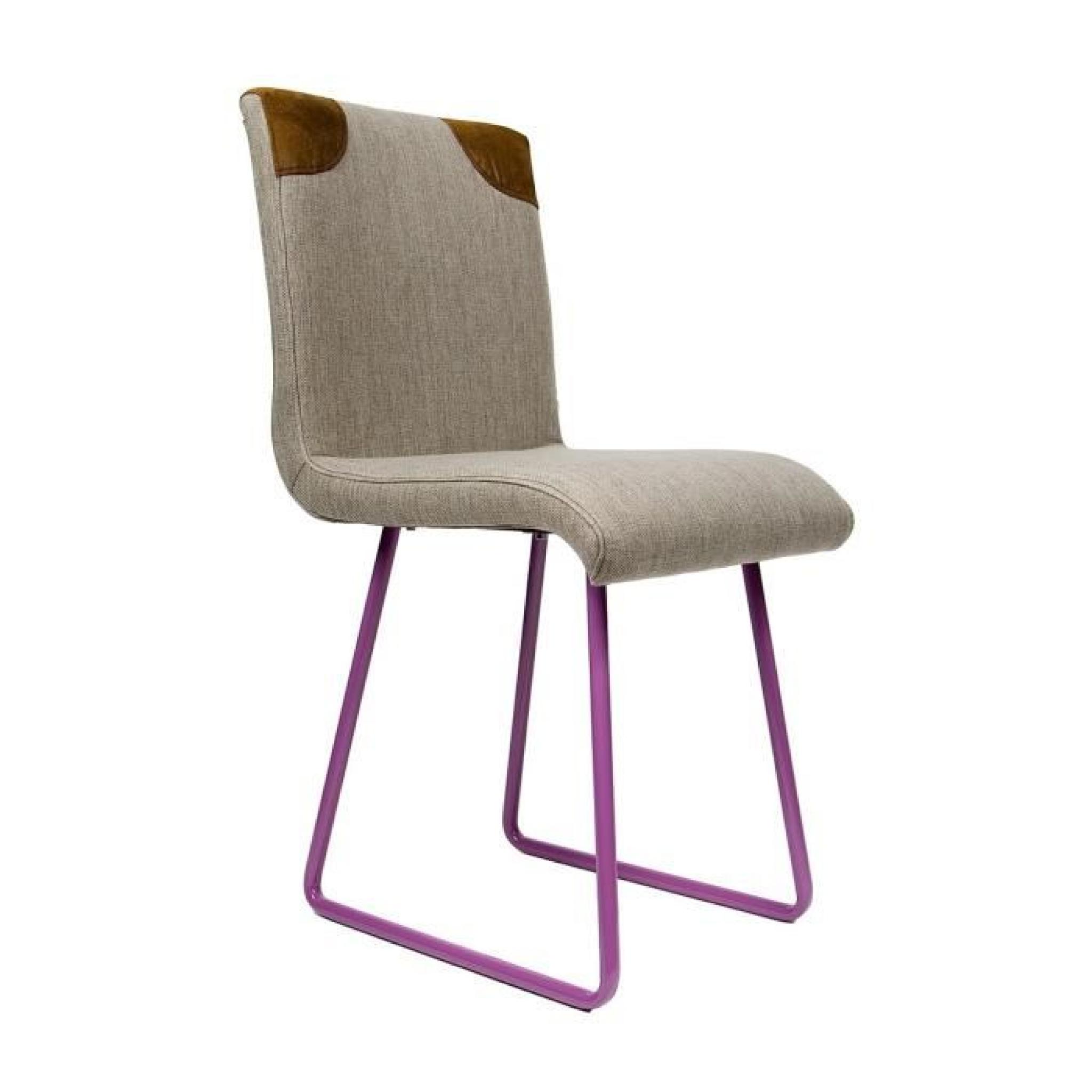 Chaise design Mods ATYLIA Couleur Violet pas cher