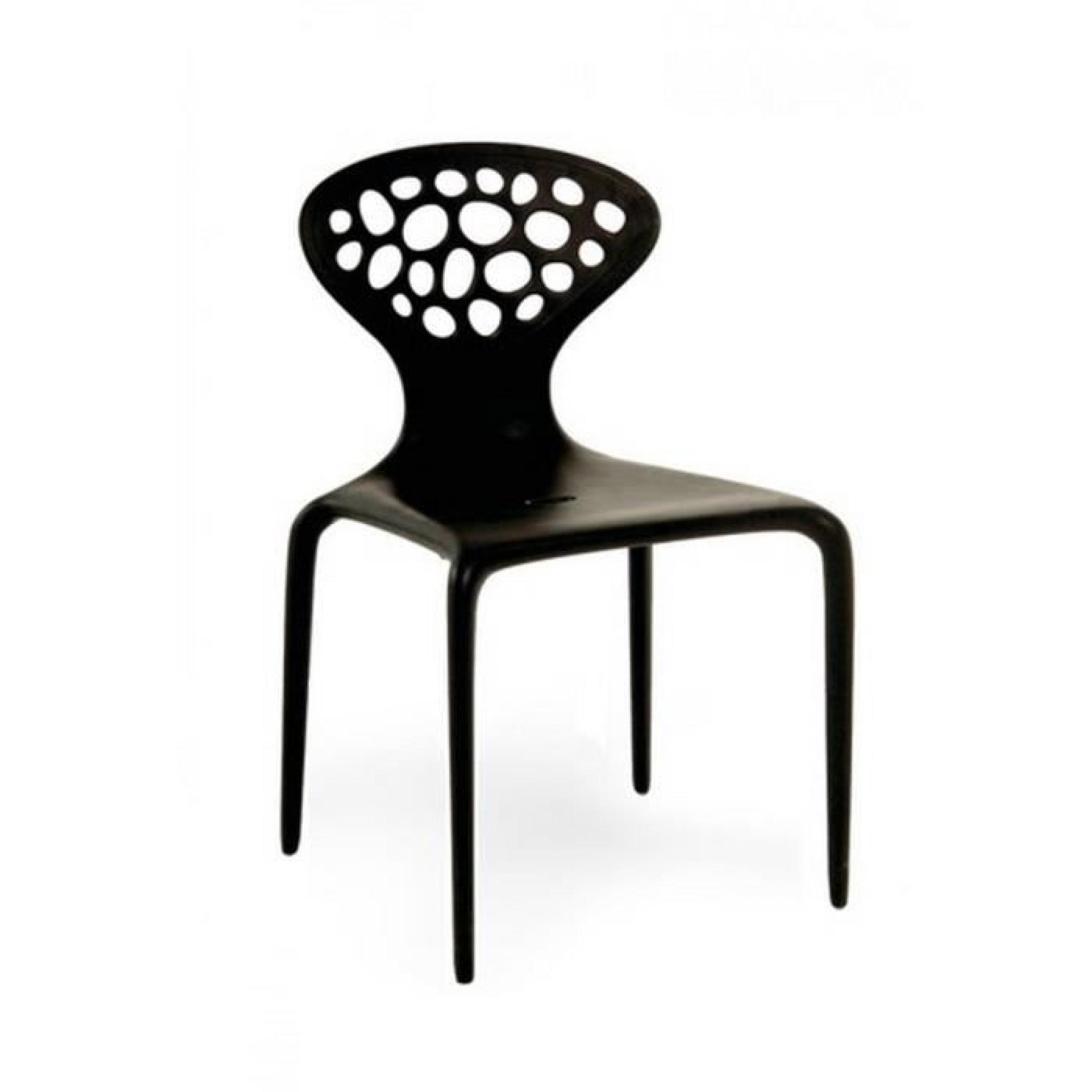 Chaise design noire - Perla