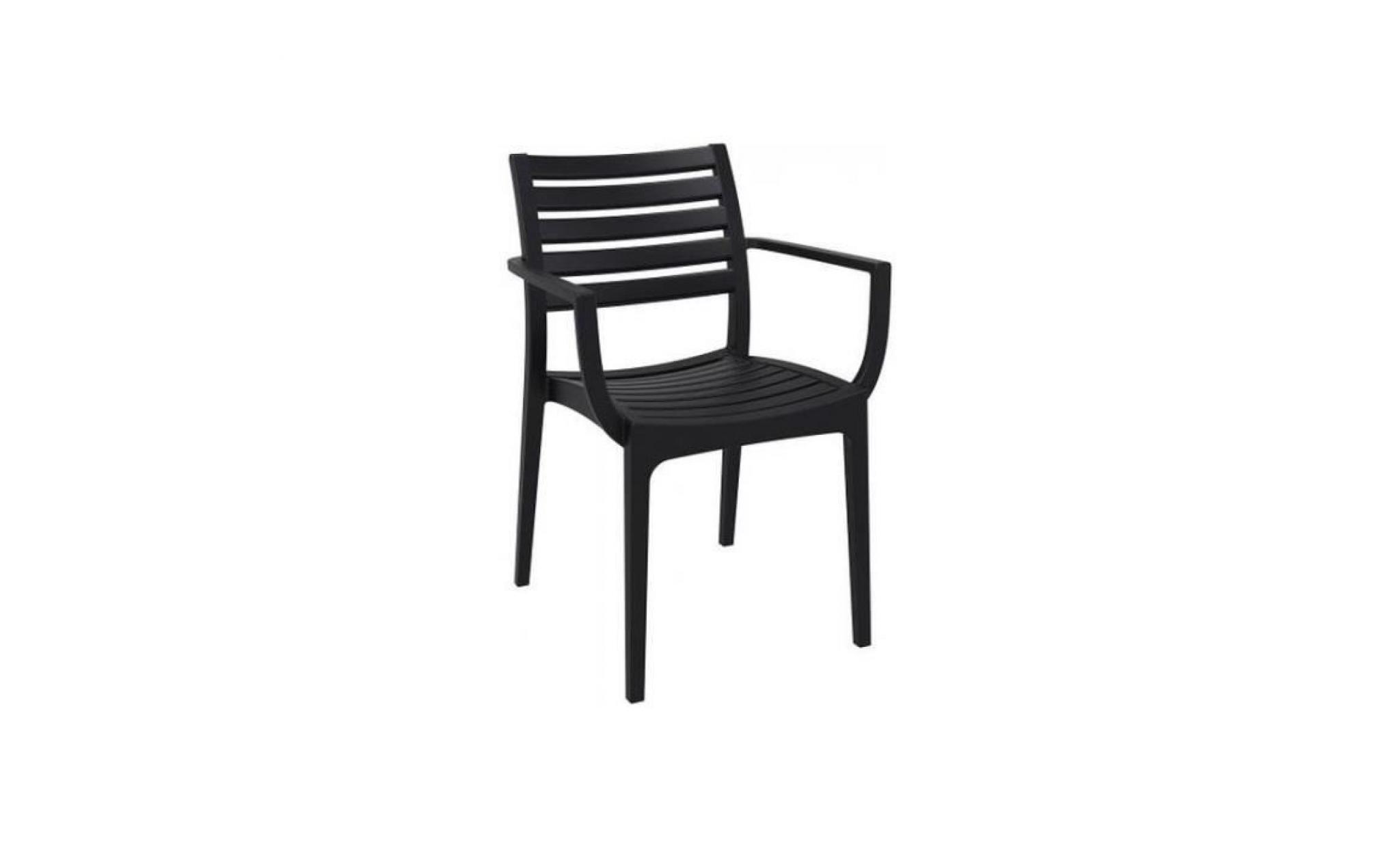 chaise design  noire portos