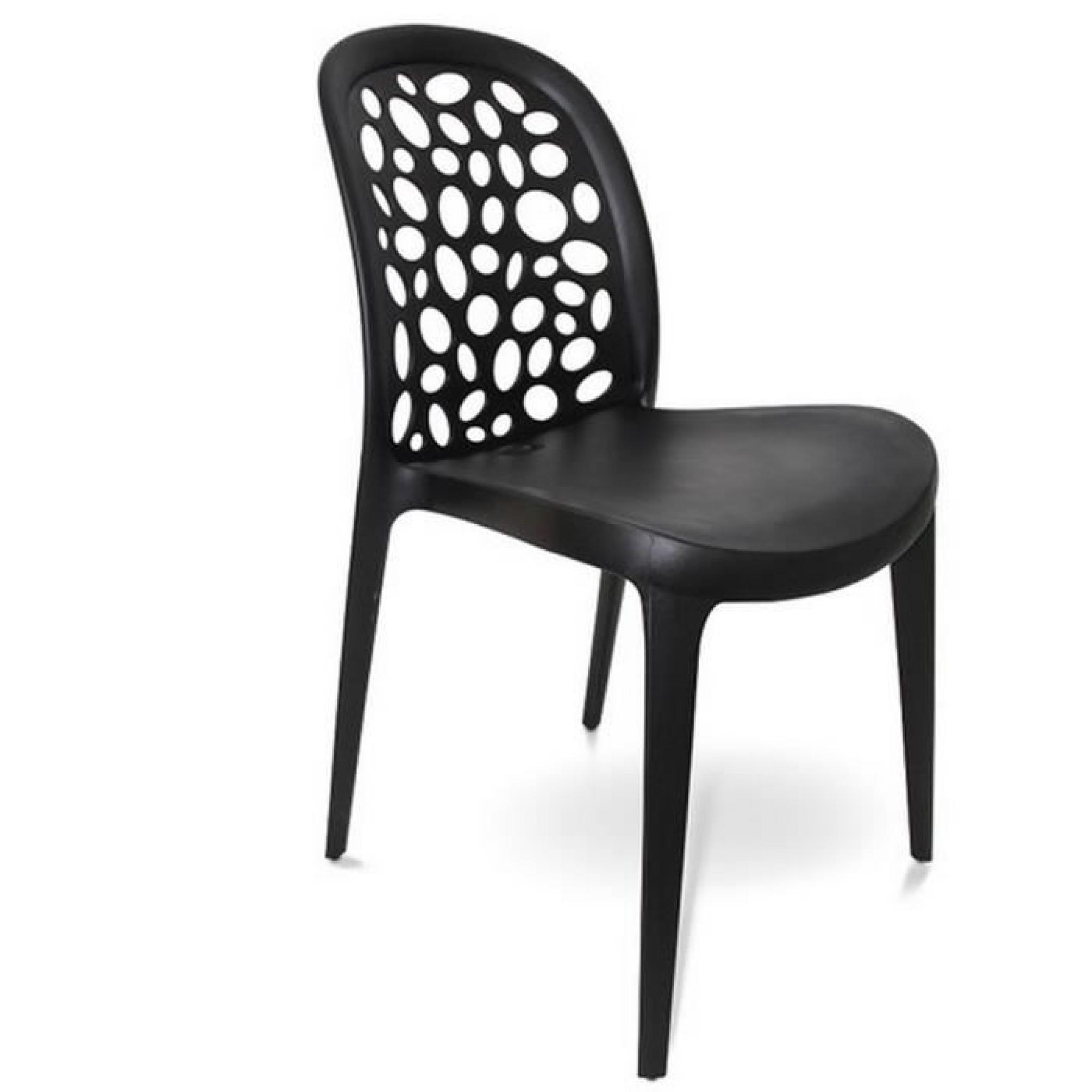Chaise design noire - Tiala