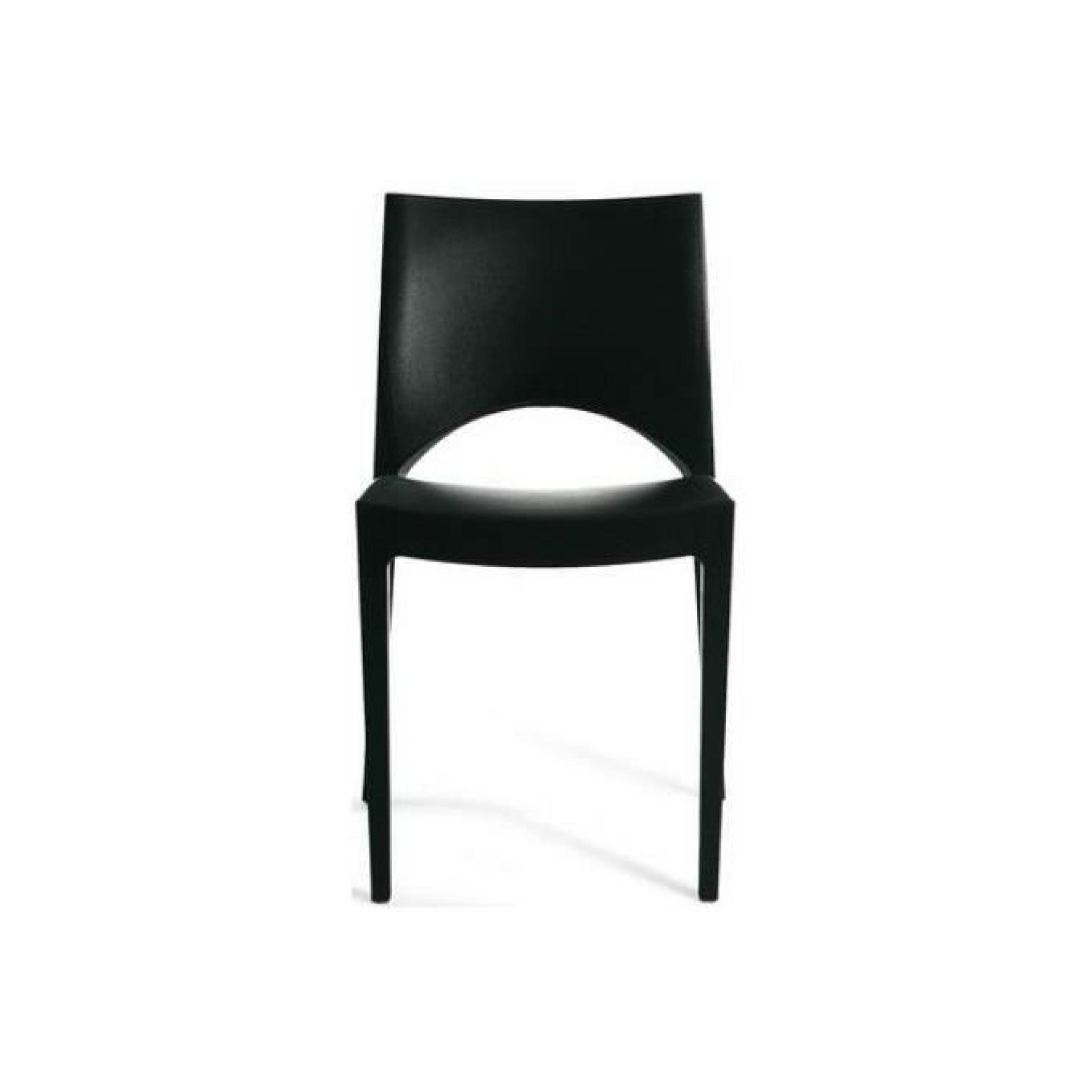 Chaise design Noire Venise
