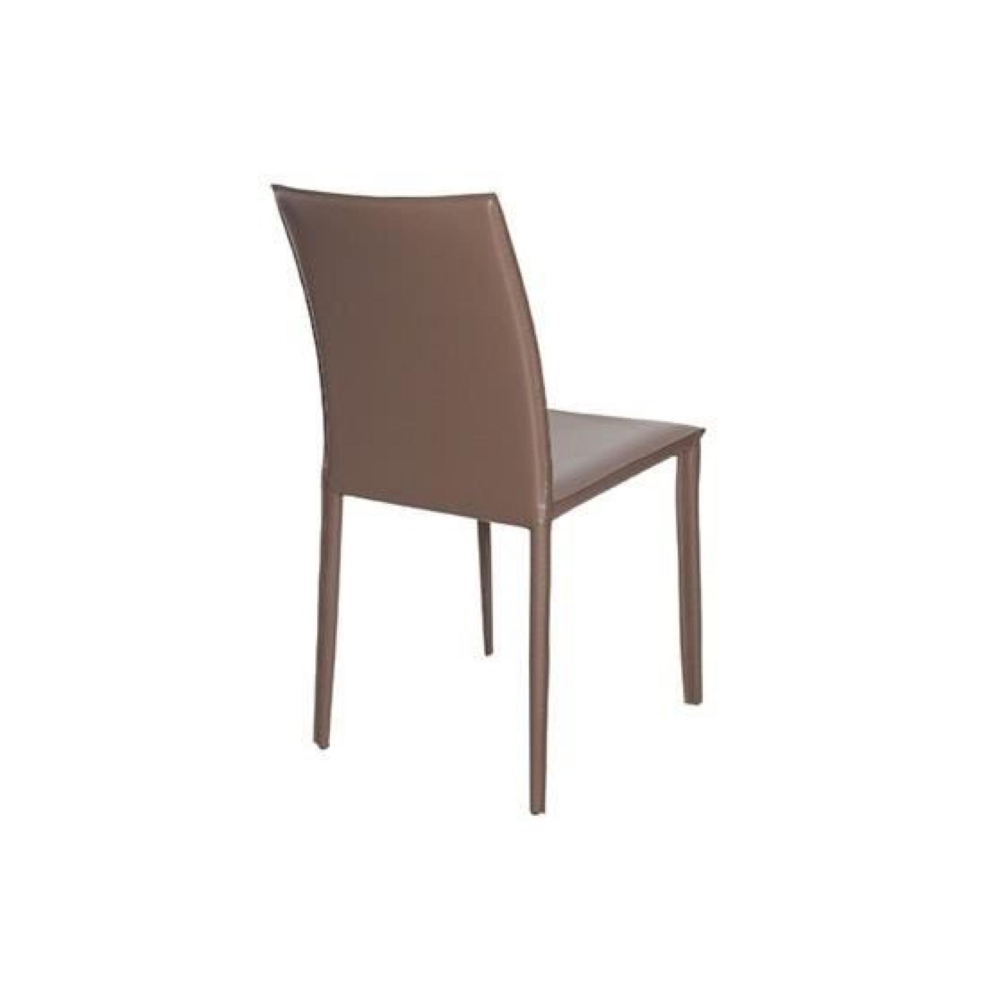 Chaise design Nolahi gris   Par 2 pas cher