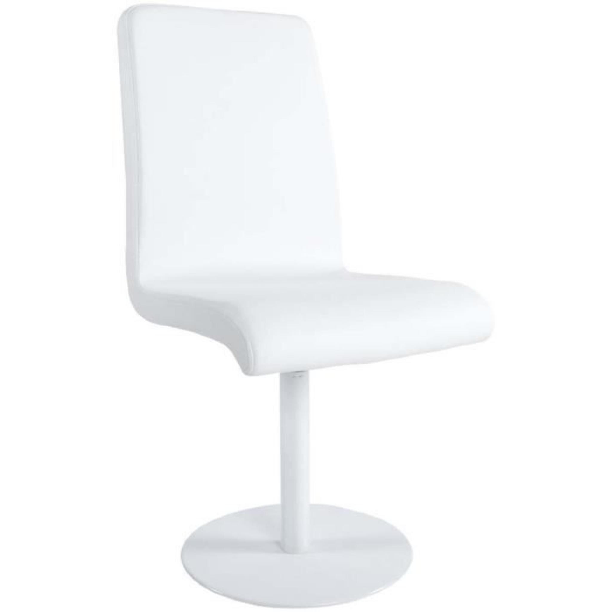 Chaise design Roundy blanche Couleur Blanc
