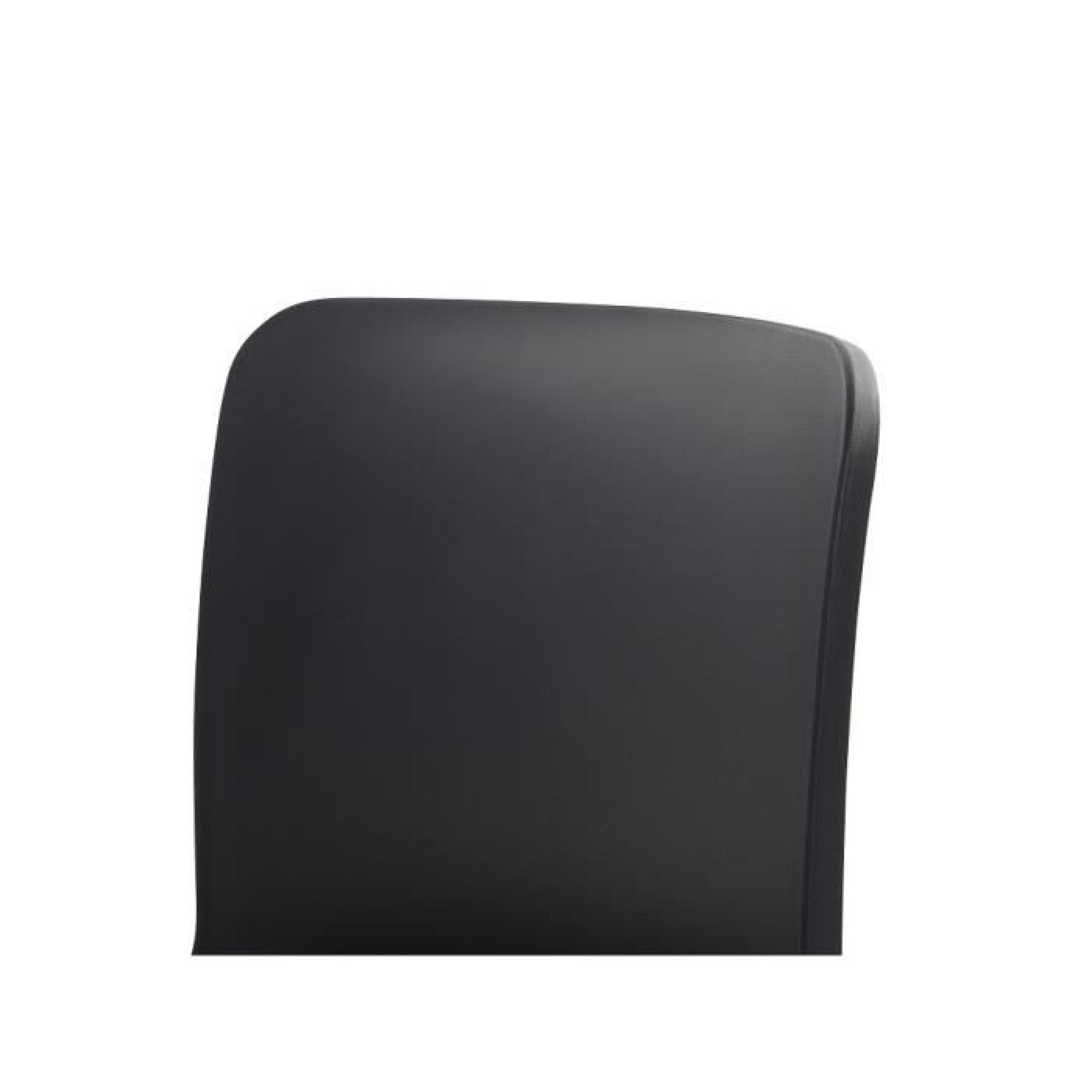 Chaise design - siège en plastique noir - Soho pas cher