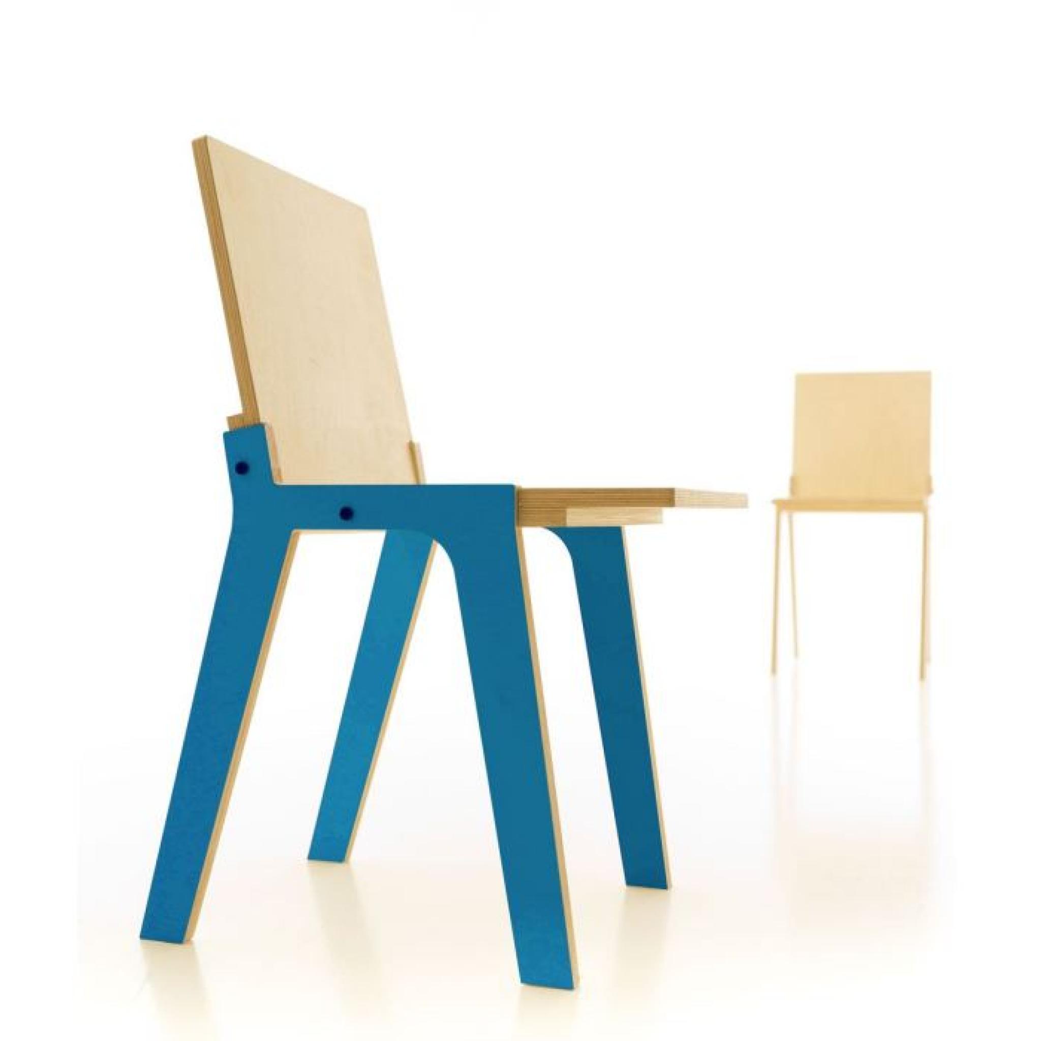 Chaise Design Switch Couleur Bleu