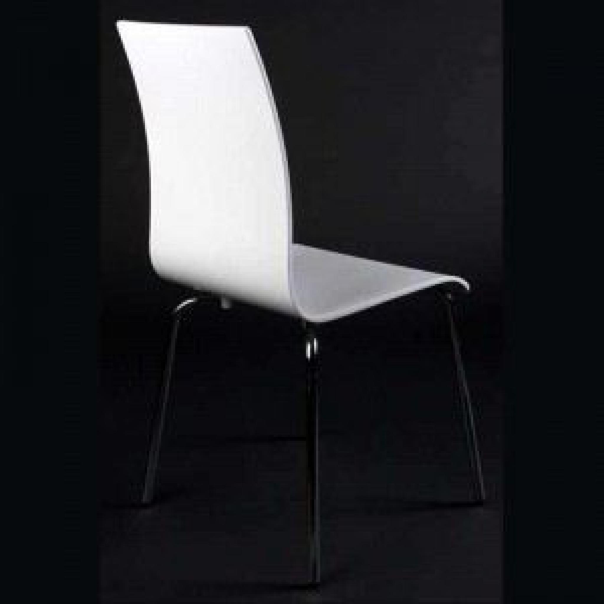 Chaise design Tina Blanche - Paris Prix pas cher