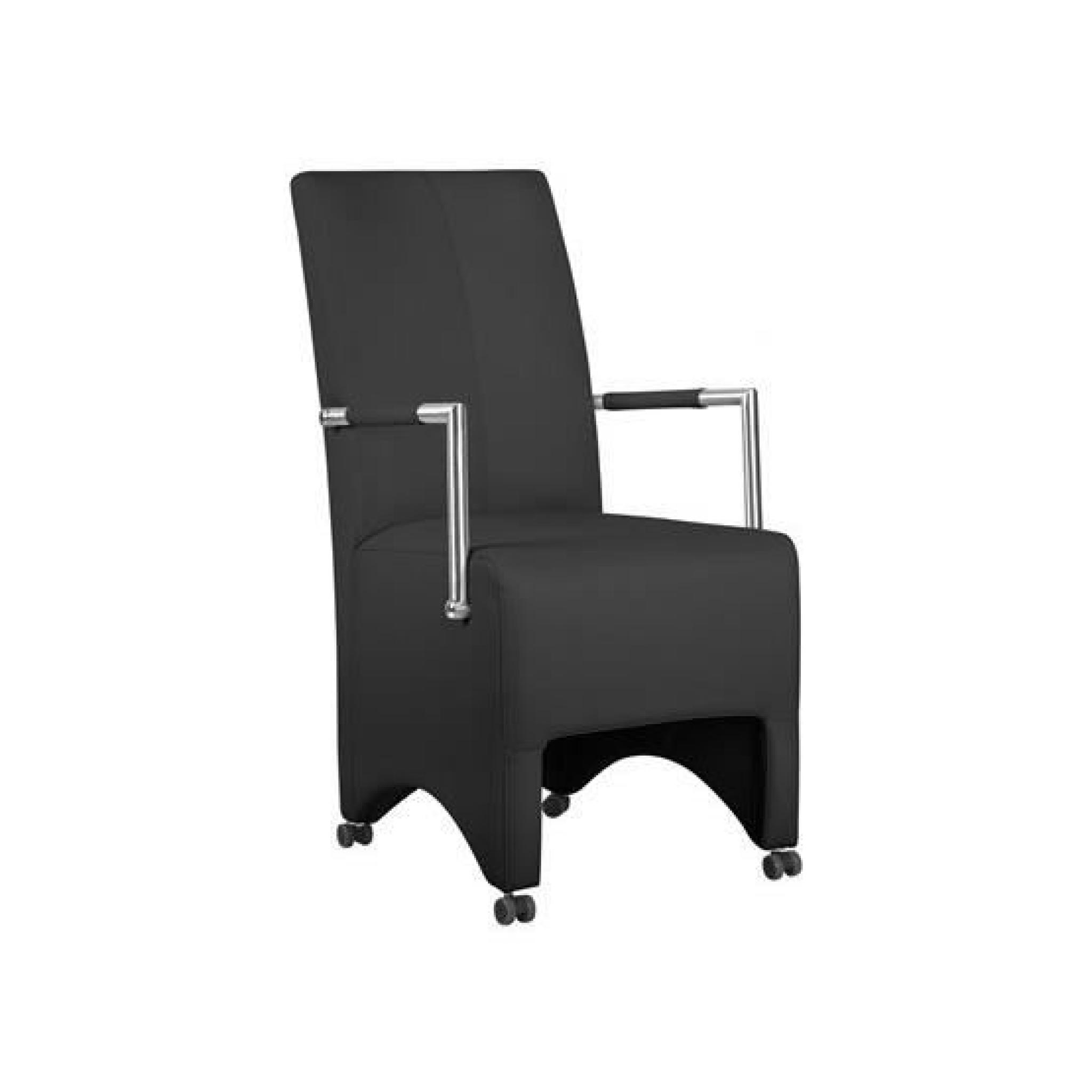 Chaise design Tisco noir   Par 2