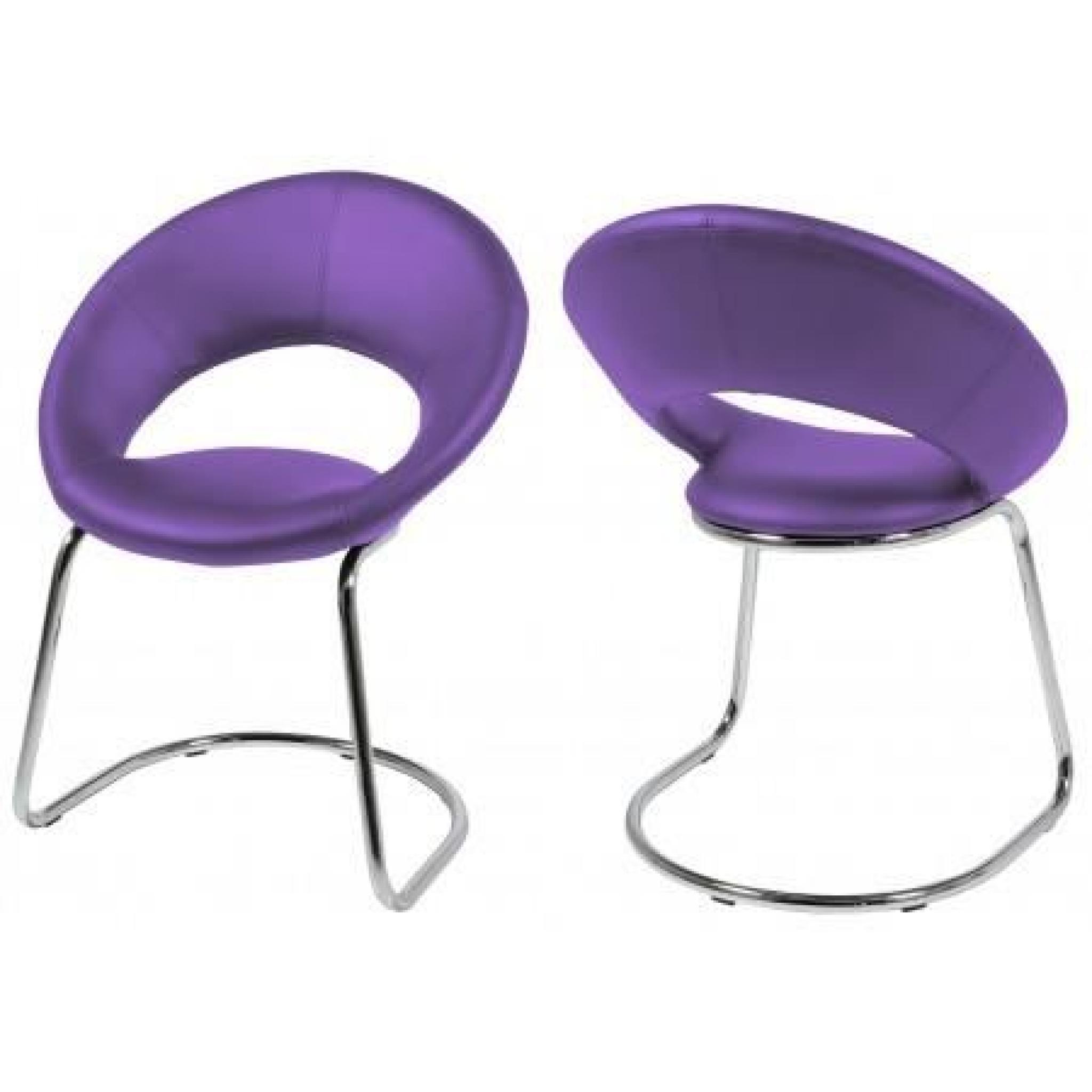 Chaise design violet Play II