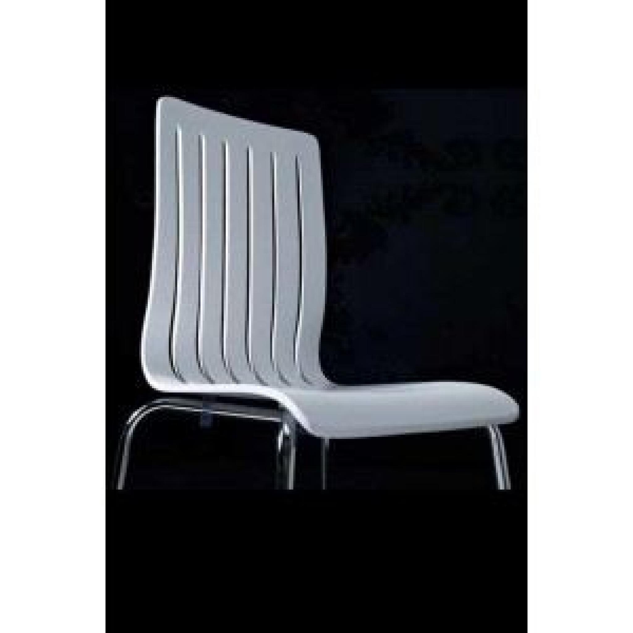 Chaise design Wood Blanche - Paris Prix pas cher
