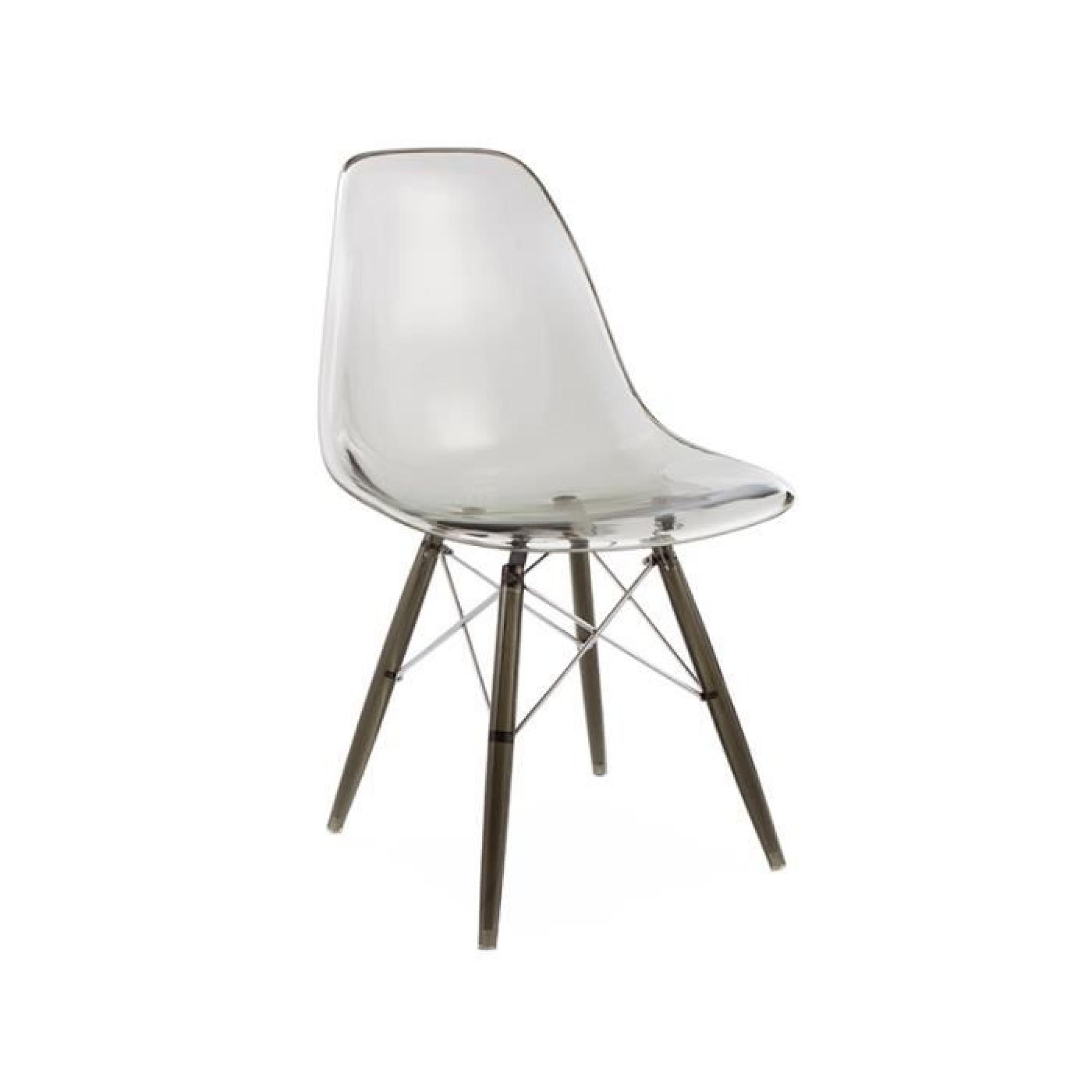 Chaise DSW All Ghost - Gris fumé 